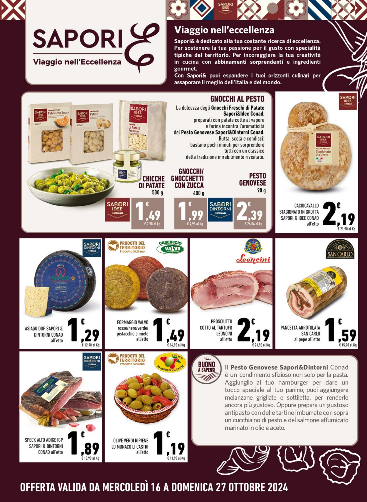 Volantino Conad 16.10.2024 - 27.10.2024