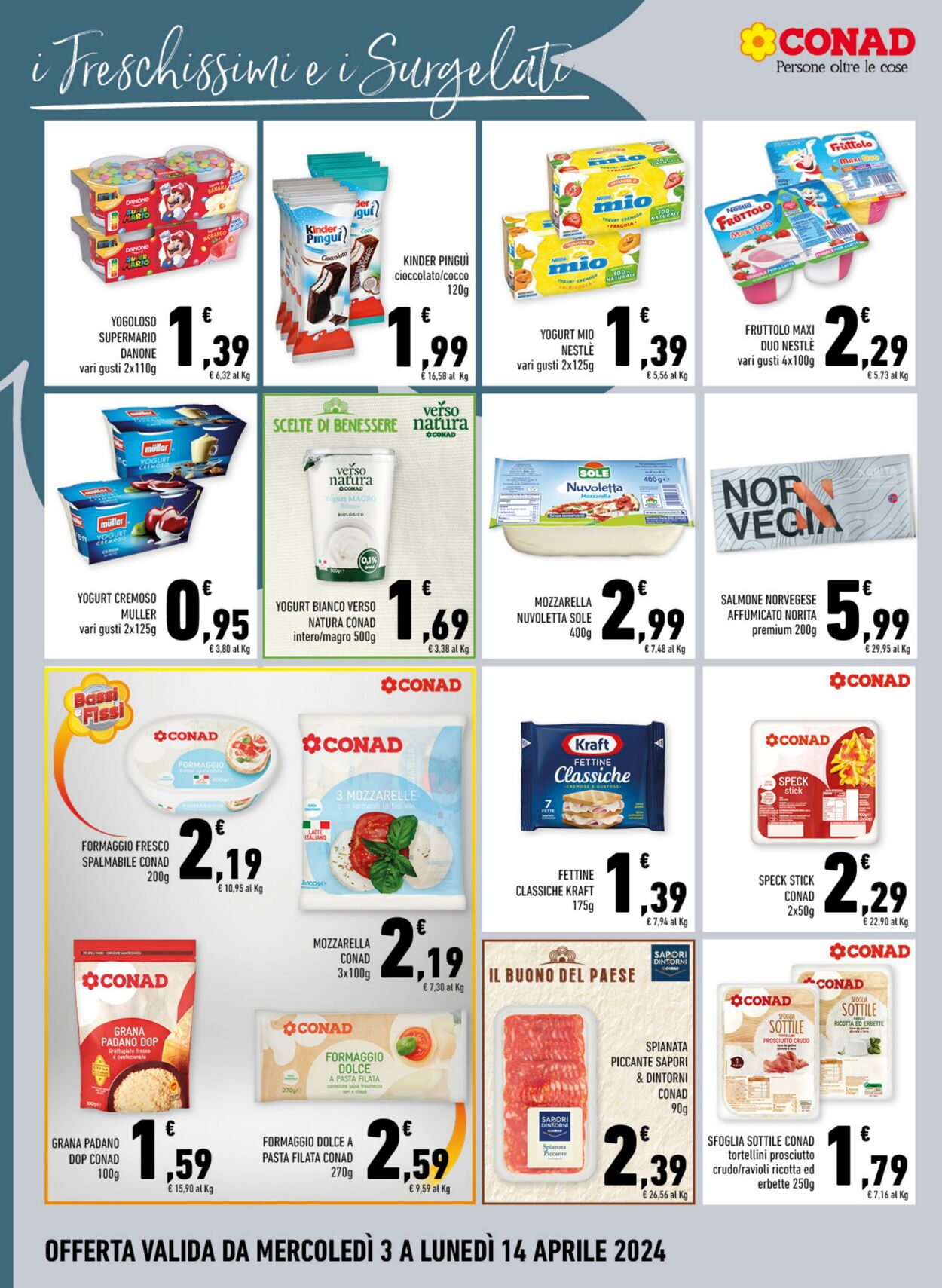 Volantino Conad 03.04.2024 - 14.04.2024