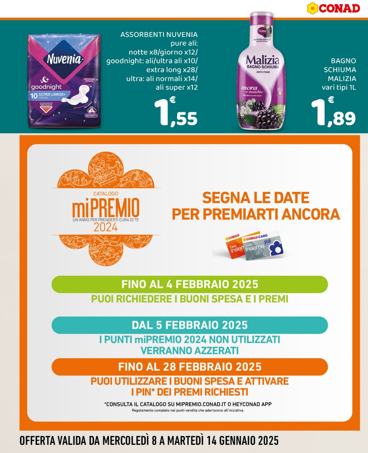 Volantino Conad 08.01.2025 - 14.01.2025