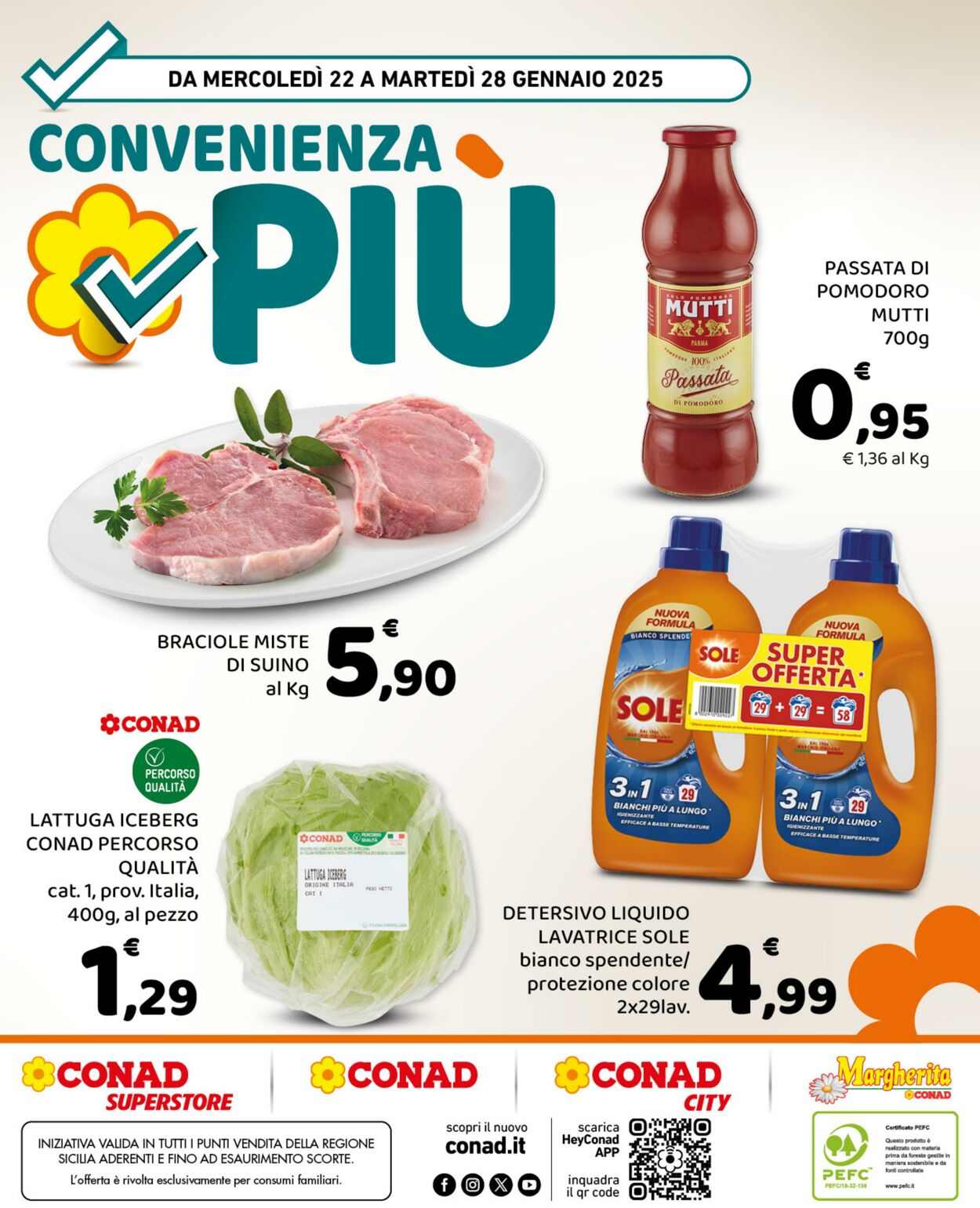 Volantino Conad 22.01.2025 - 28.01.2025