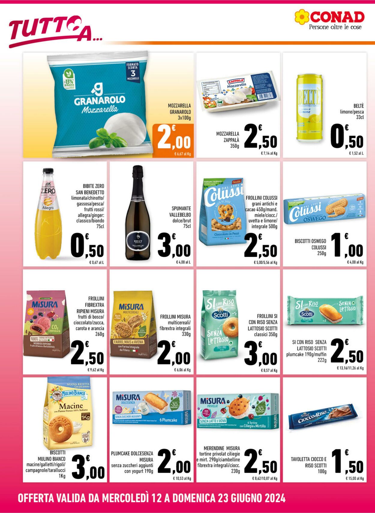 Volantino Conad 12.06.2024 - 23.06.2024