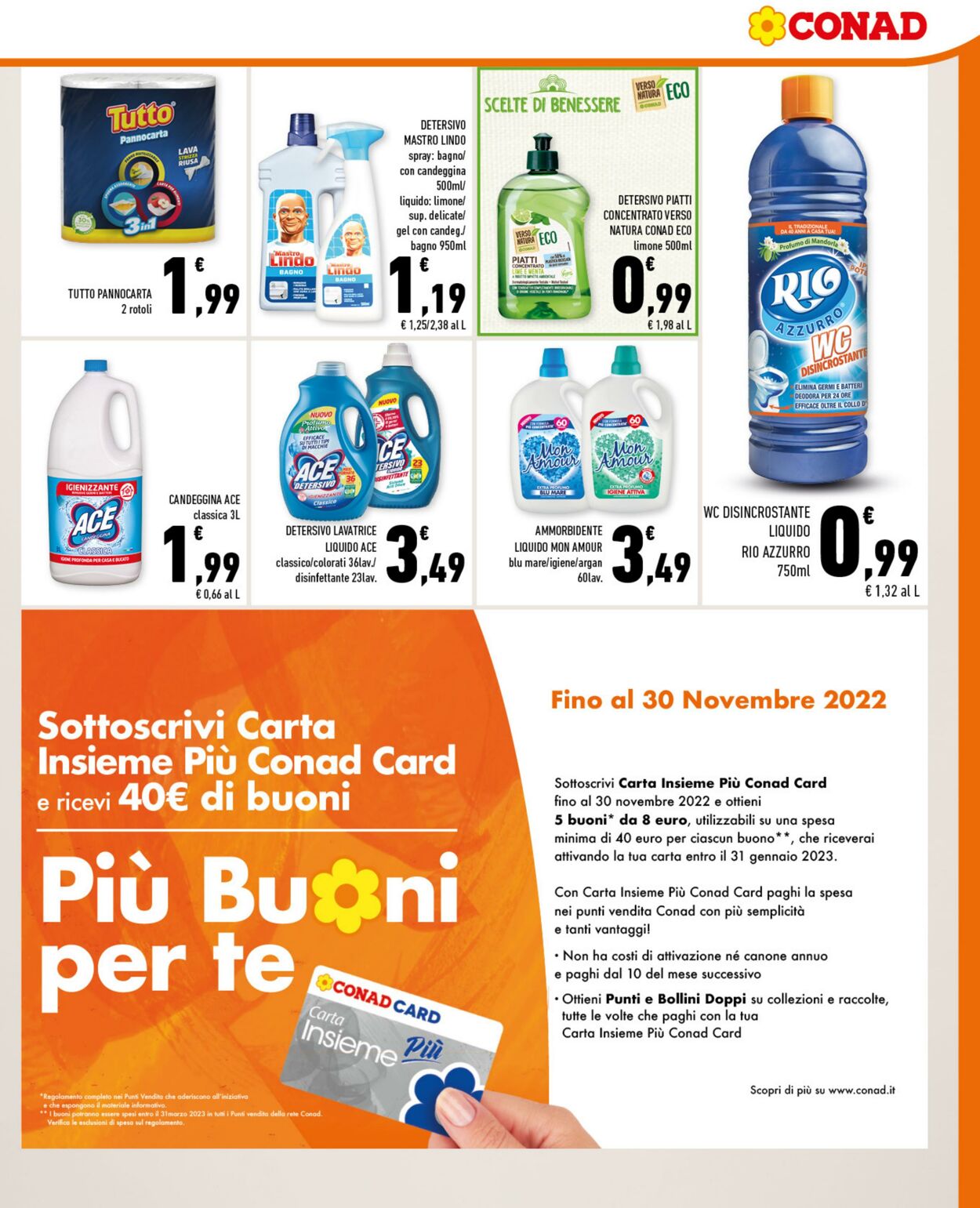 Volantino Conad 09.11.2022 - 15.11.2022