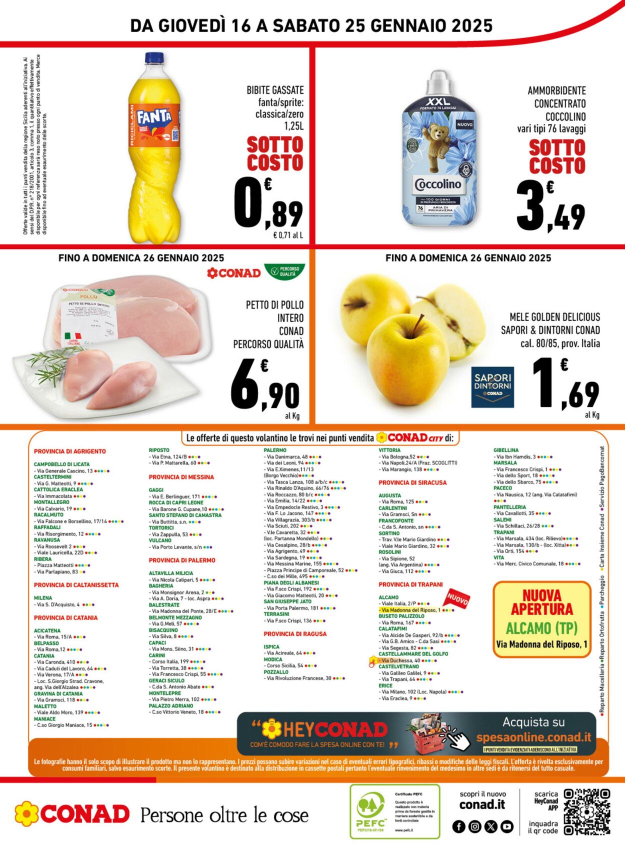 Volantino Conad 16.01.2025 - 26.01.2025