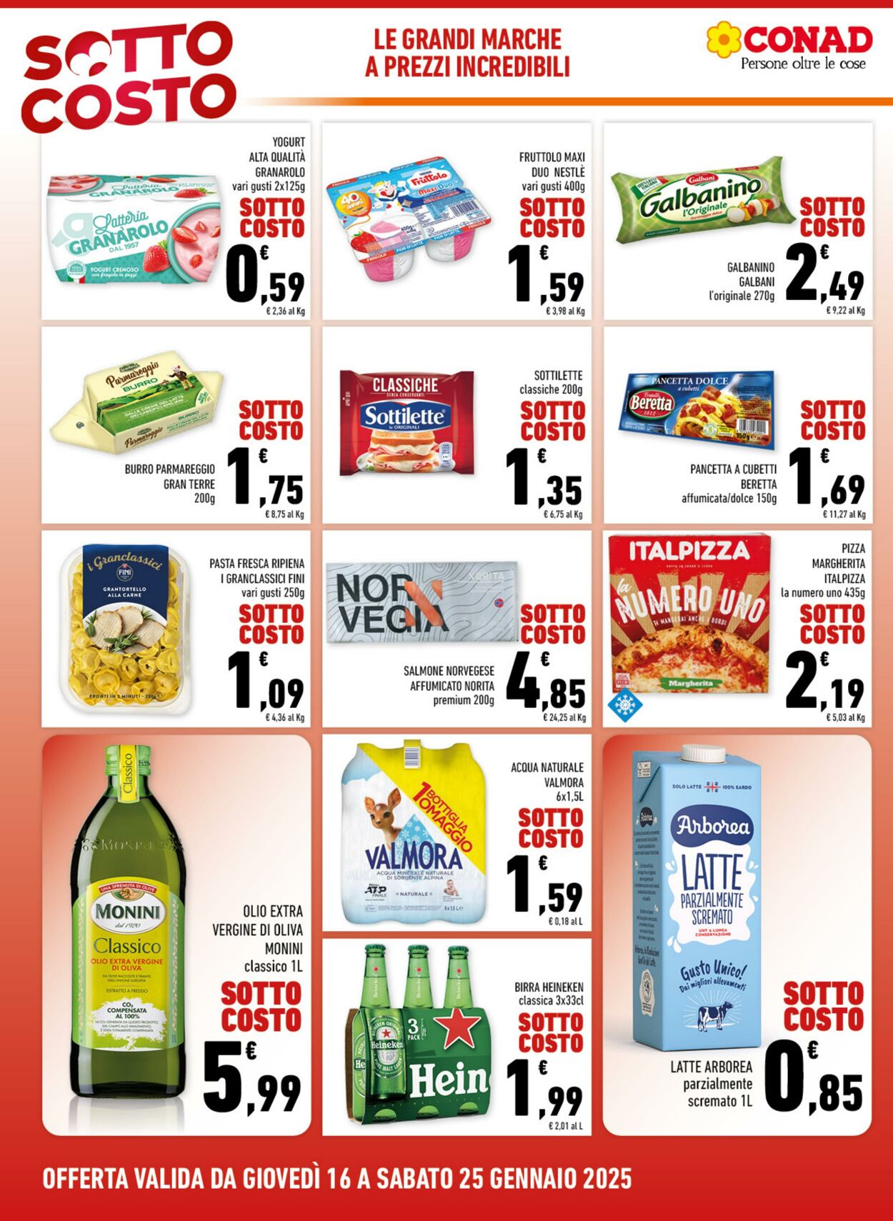 Volantino Conad 16.01.2025 - 26.01.2025