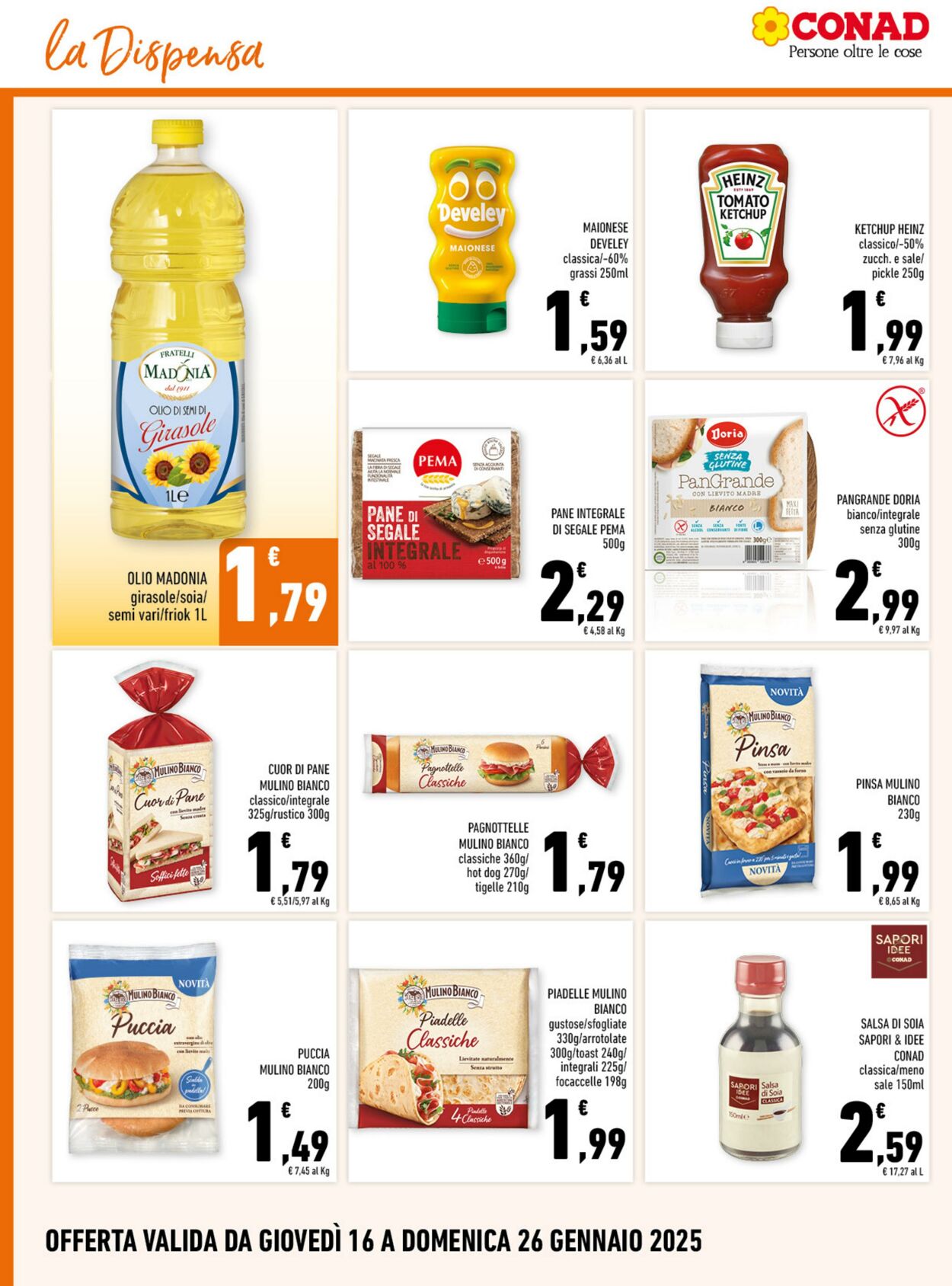 Volantino Conad 16.01.2025 - 26.01.2025