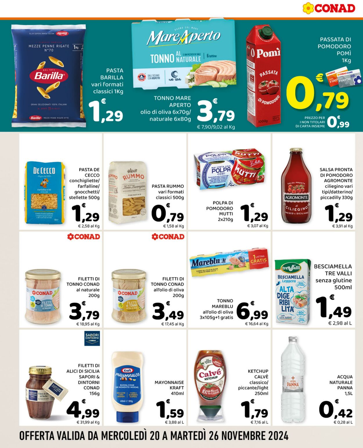 Volantino Conad 20.11.2024 - 26.11.2024