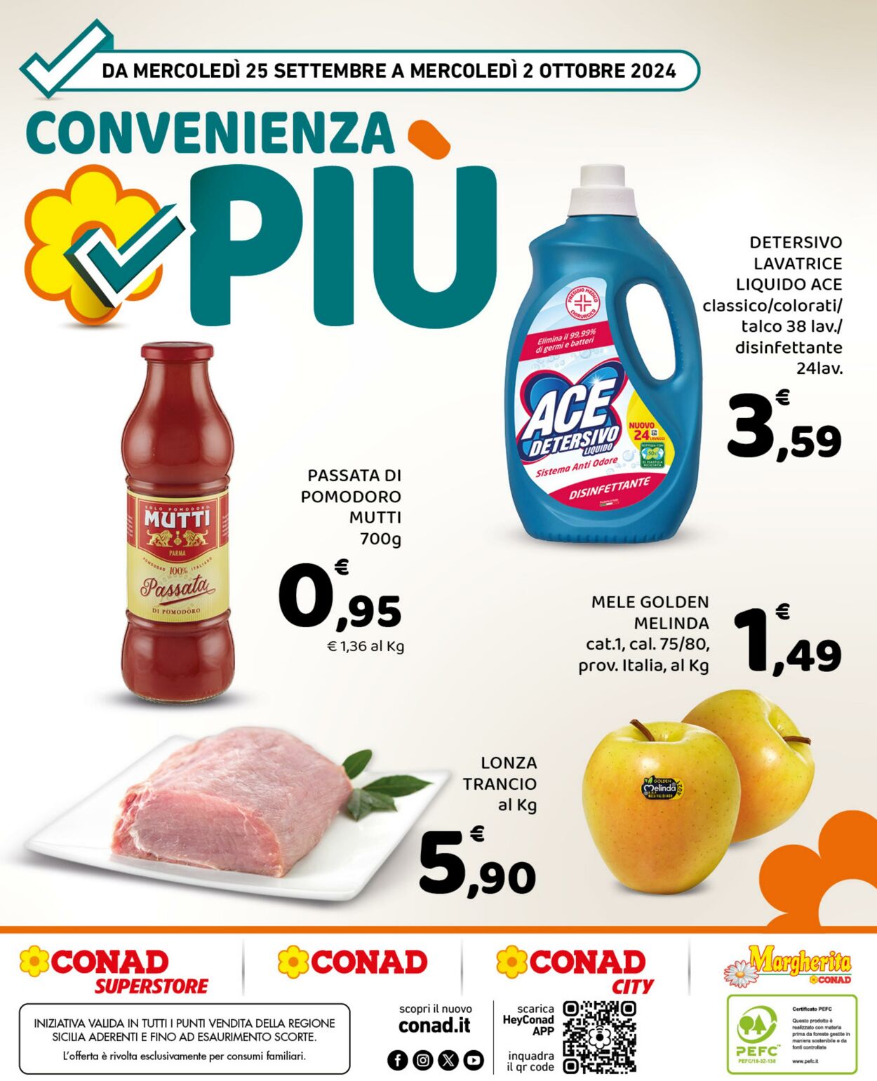 Volantino Conad 25.09.2024 - 02.10.2024