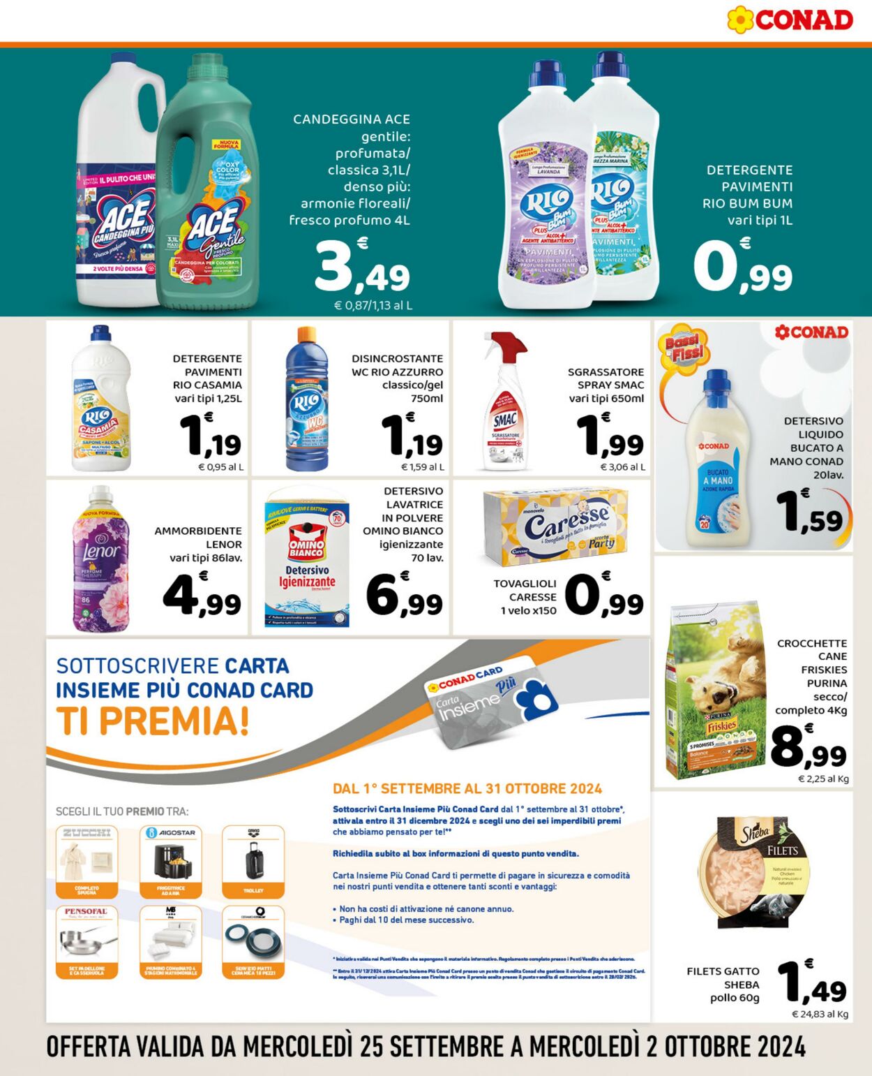 Volantino Conad 25.09.2024 - 02.10.2024