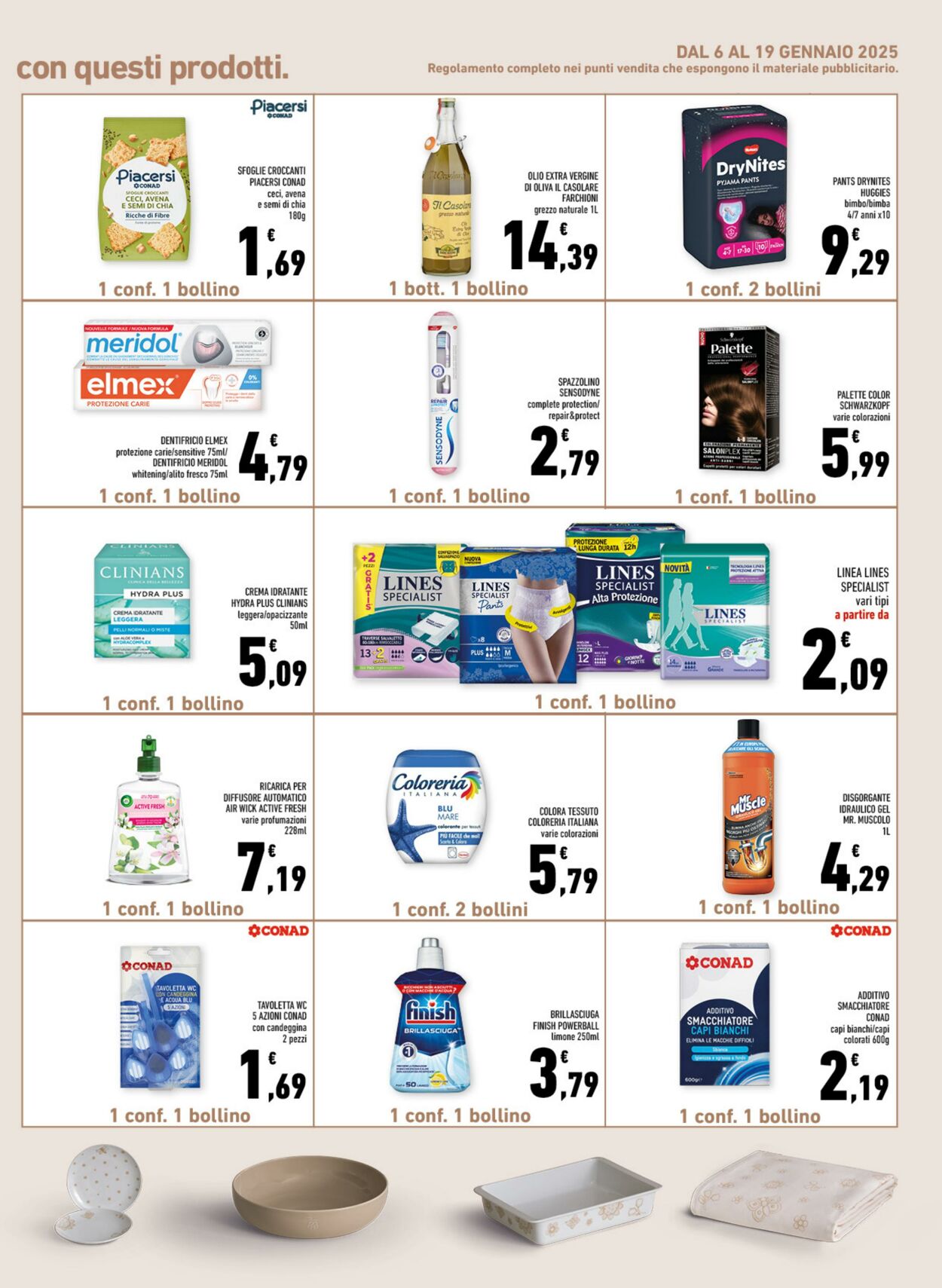 Volantino Conad 02.01.2025 - 12.01.2025