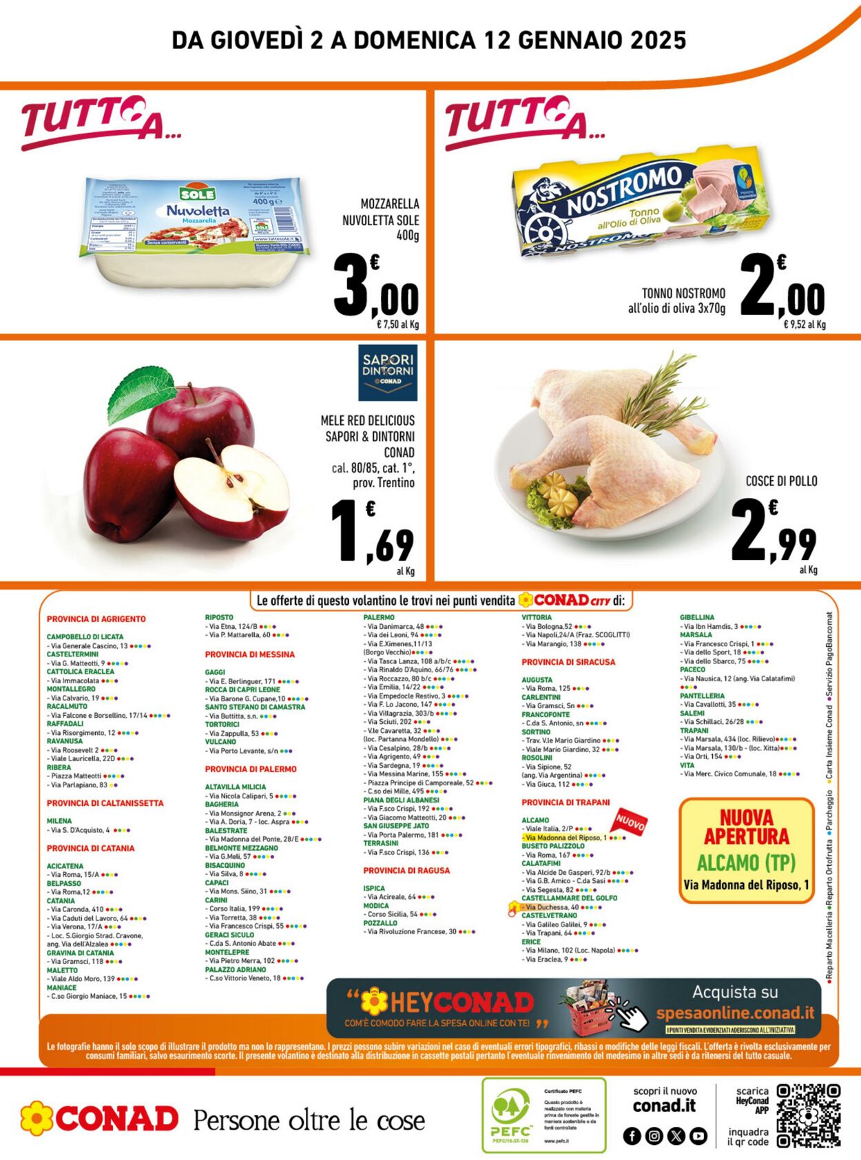 Volantino Conad 02.01.2025 - 12.01.2025