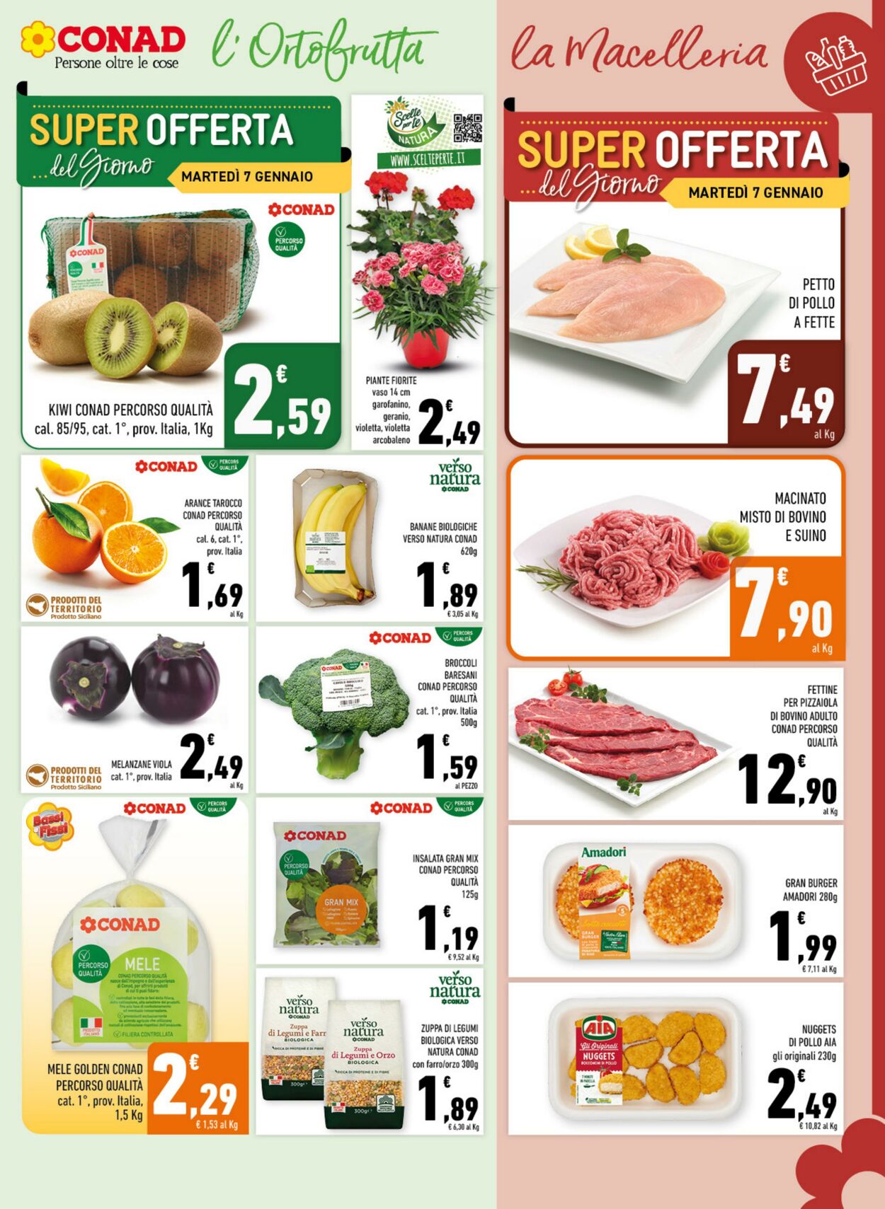 Volantino Conad 02.01.2025 - 12.01.2025