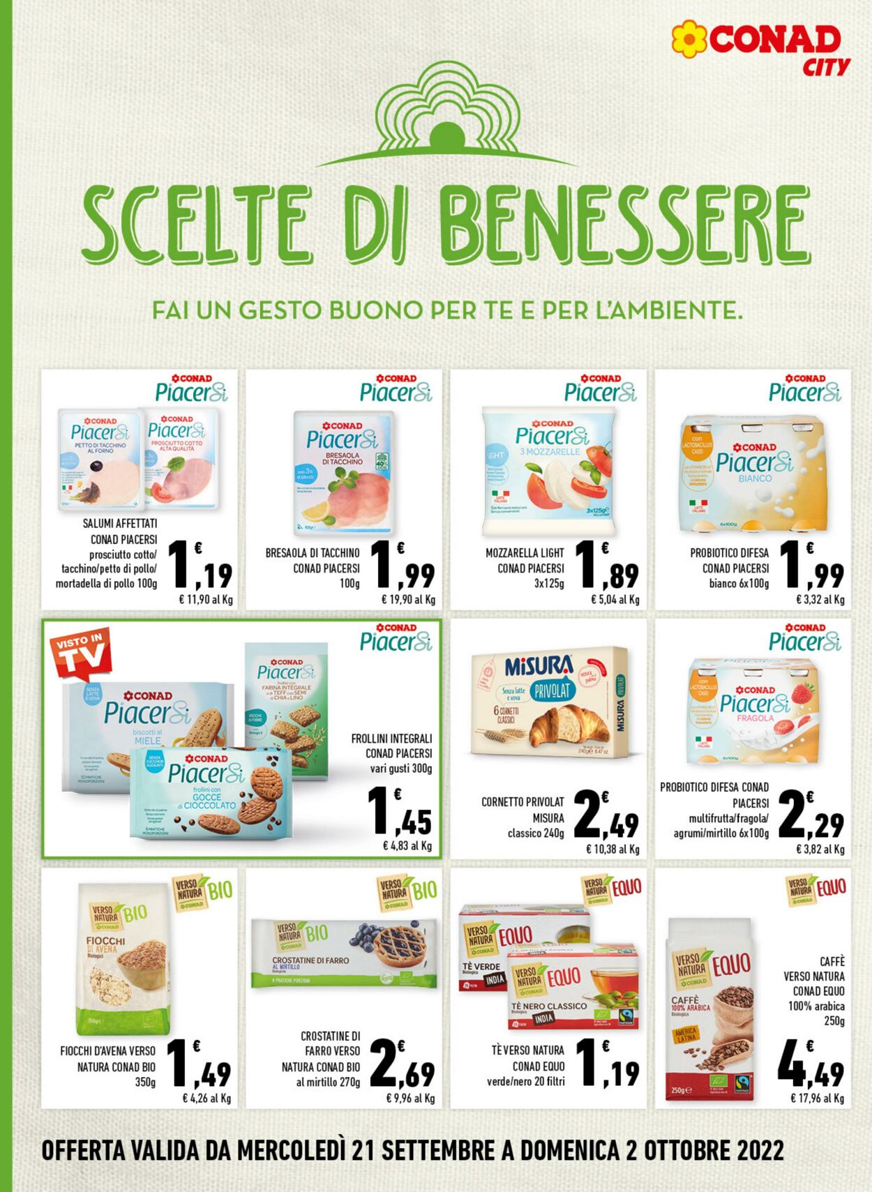 Volantino Conad 21.09.2022 - 02.10.2022