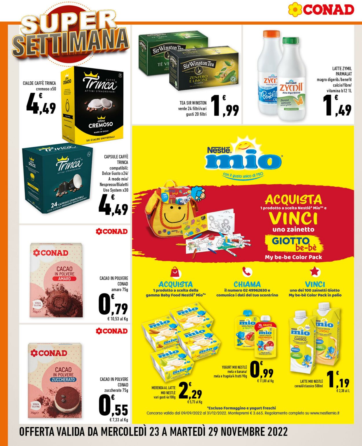 Volantino Conad 23.11.2022 - 29.11.2022