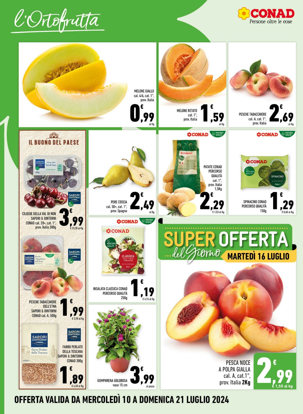 Volantino Conad 10.07.2024 - 21.07.2024