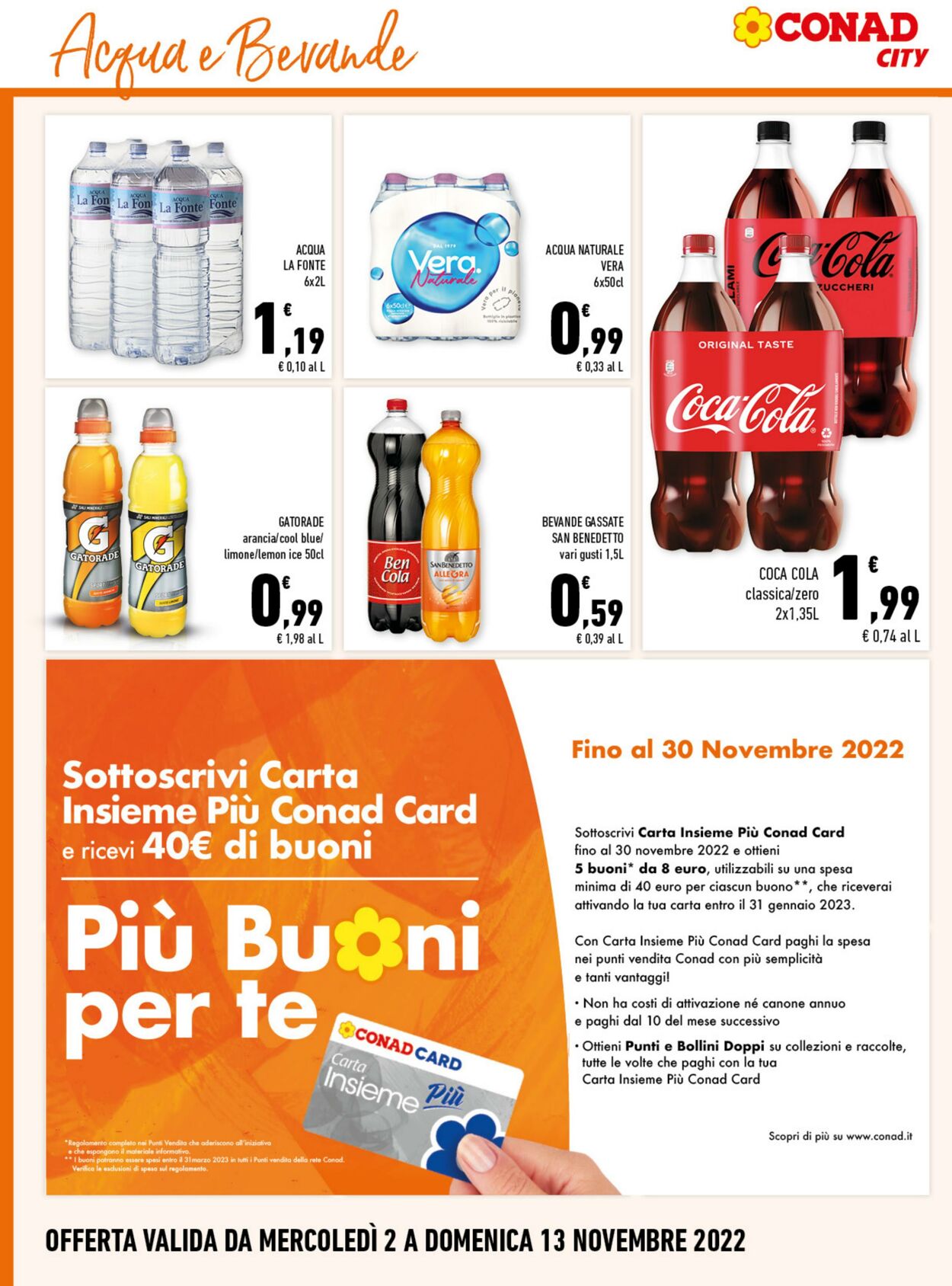 Volantino Conad 02.10.2022 - 13.11.2022