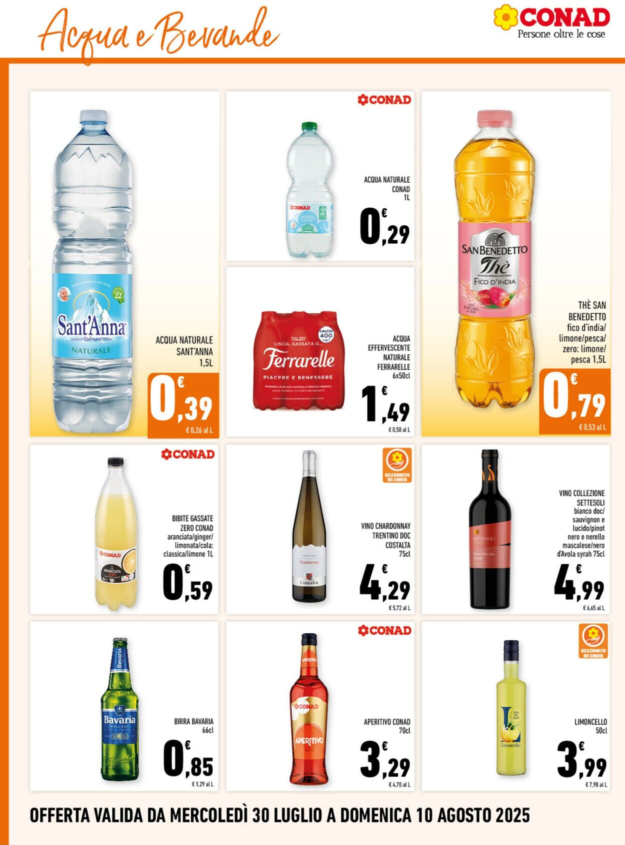 Volantino Conad 10.08.2025 - 10.08.2025