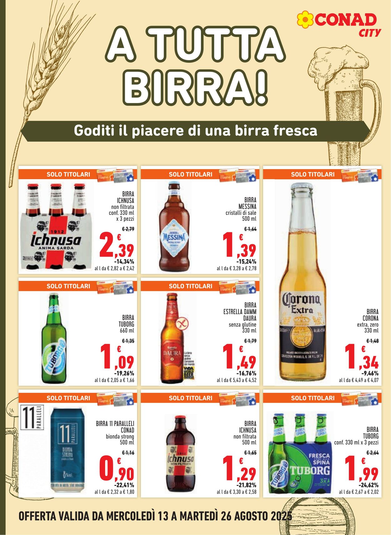 Volantino Conad 09.08.2025 - 09.08.2025