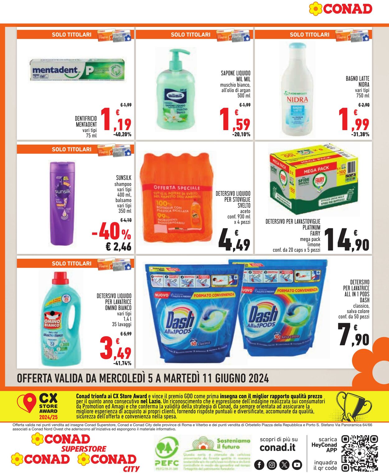 Volantino Conad 05.06.2024 - 11.06.2024