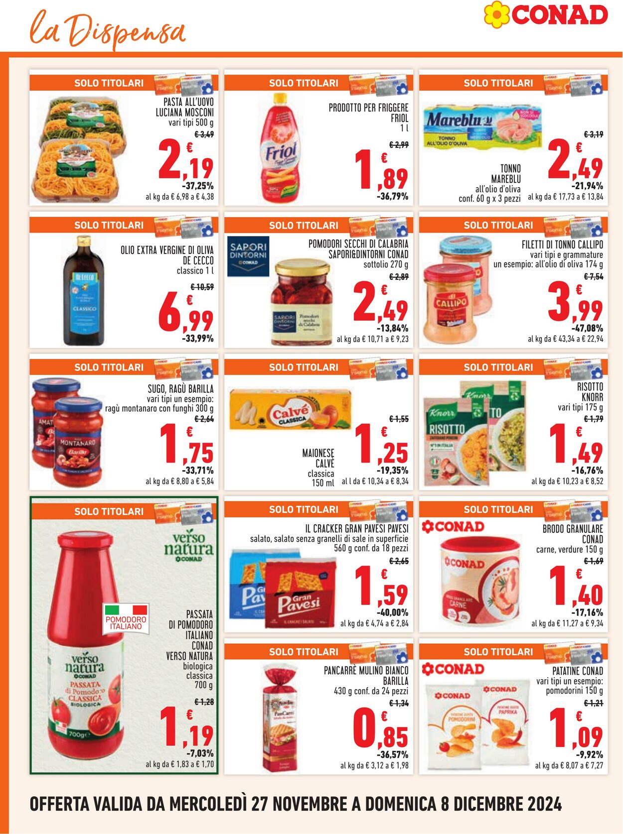 Volantino Conad 27.11.2024 - 08.12.2024