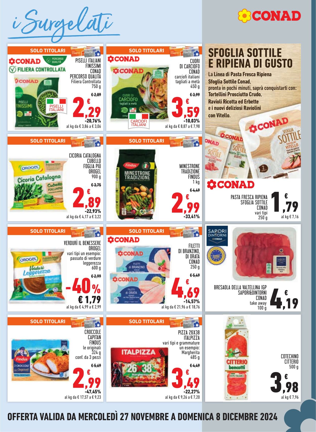 Volantino Conad 27.11.2024 - 08.12.2024