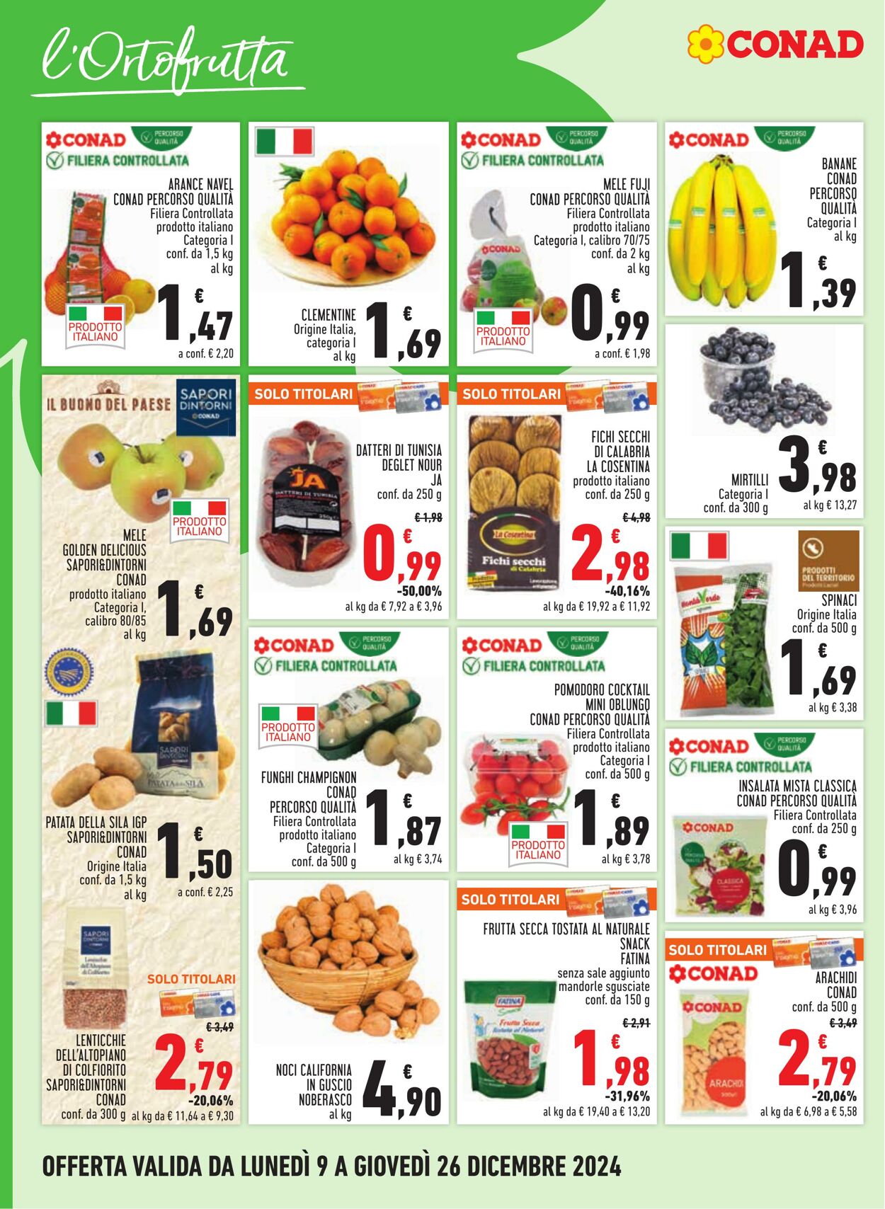 Volantino Conad 09.11.2024 - 26.12.2024