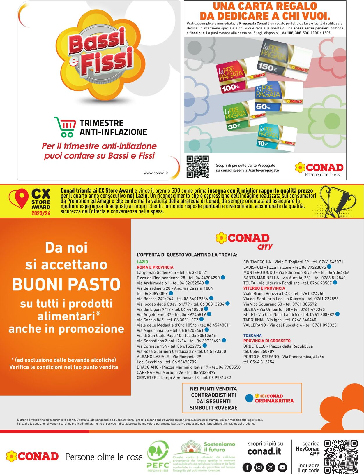 Volantino Conad 08.11.2023 - 19.11.2023