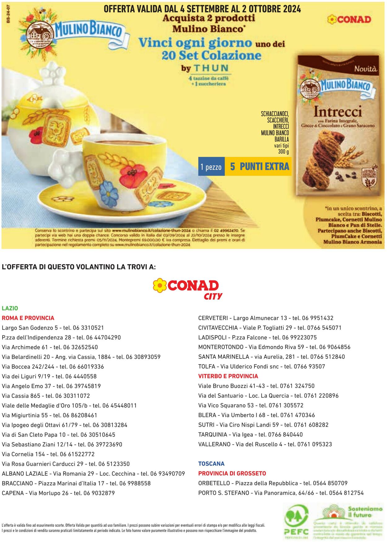 Volantino Conad 04.09.2024 - 01.10.2024