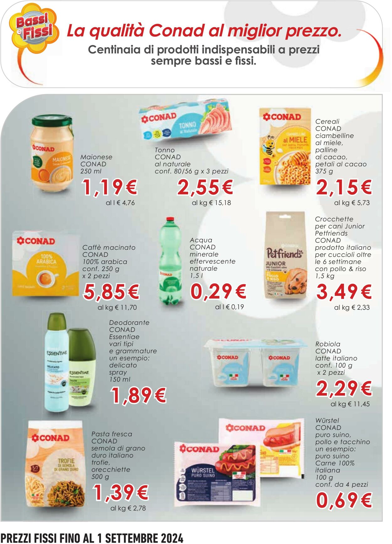 Volantino Conad 24.07.2024 - 06.08.2024