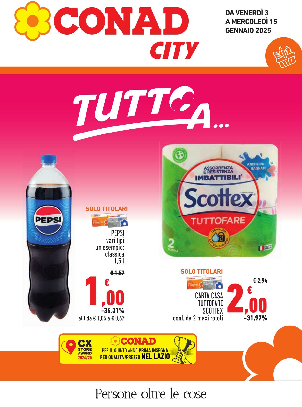 Volantino Conad 03.01.2025 - 15.01.2025