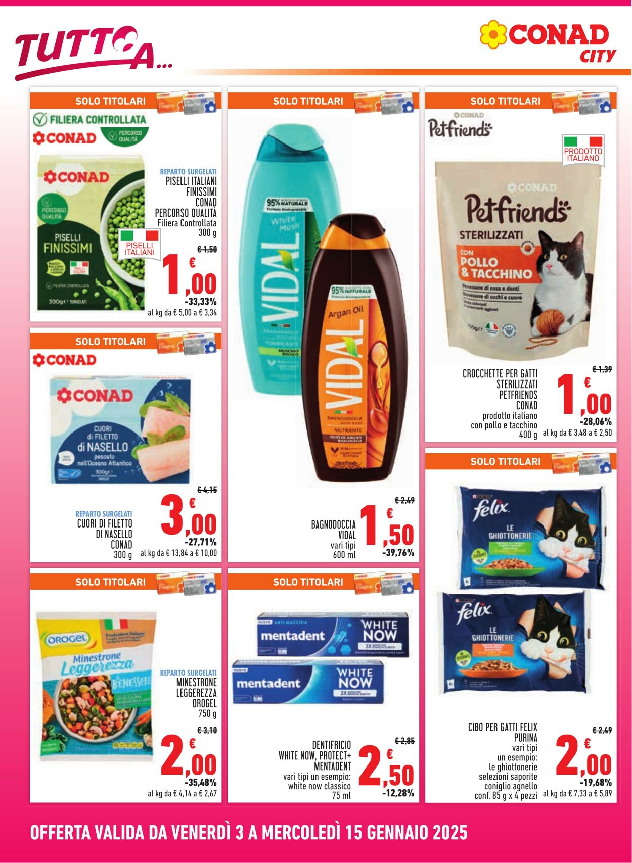 Volantino Conad 03.01.2025 - 15.01.2025