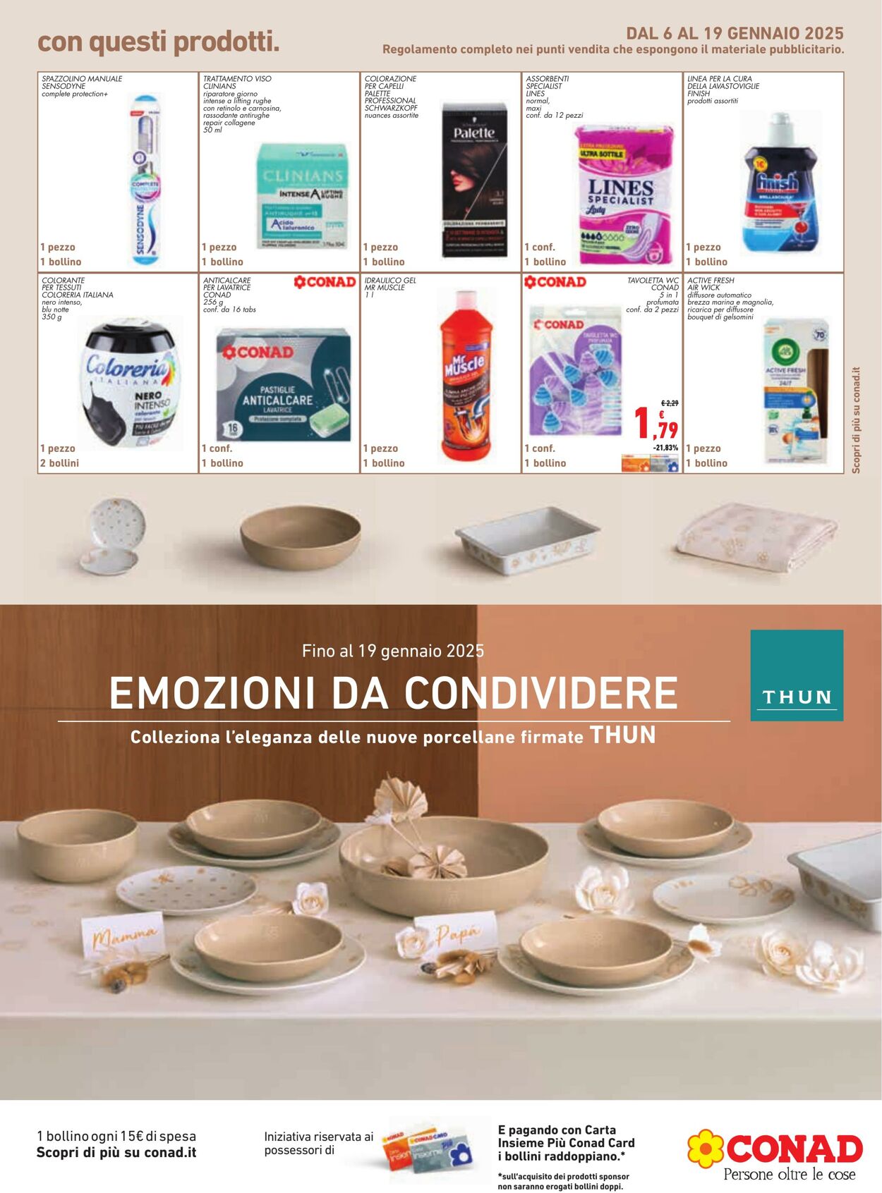 Volantino Conad 03.01.2025 - 15.01.2025