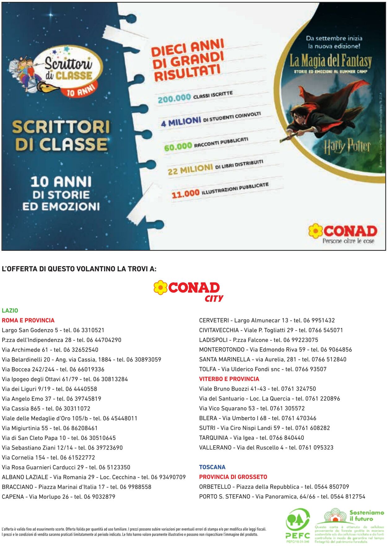 Volantino Conad 13.09.2023 - 10.10.2023