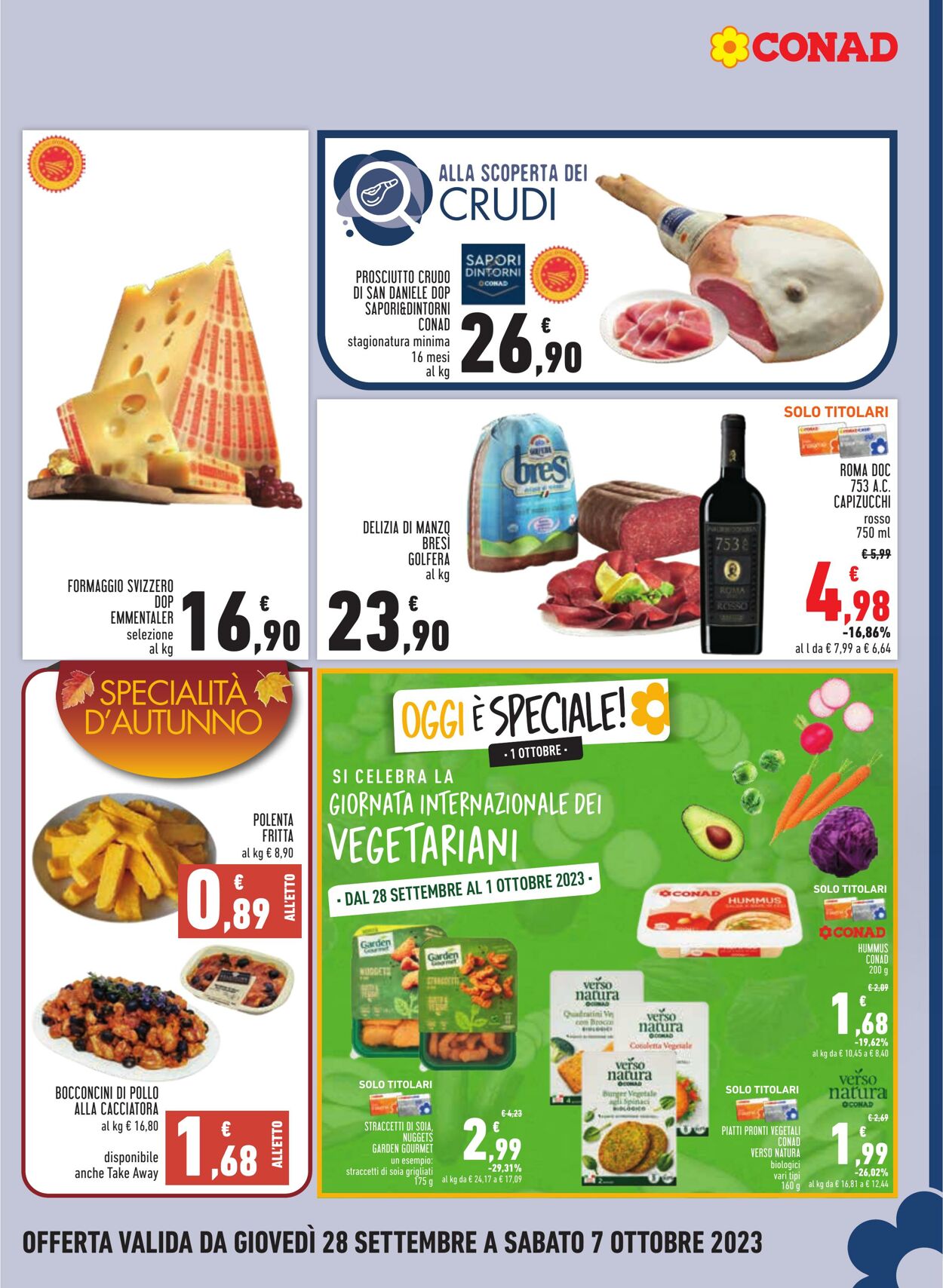 Volantino Conad 28.09.2023 - 07.10.2023