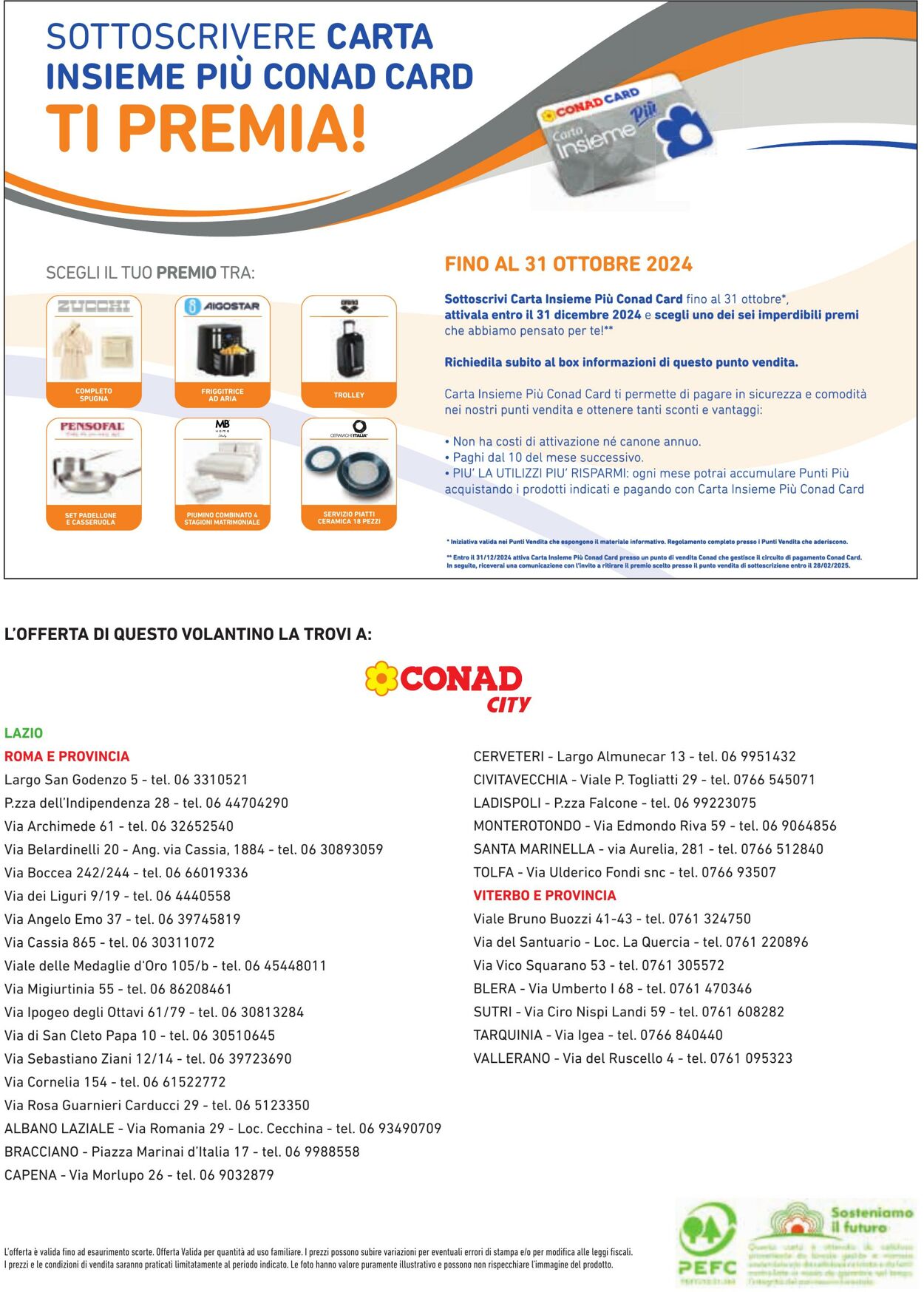 Volantino Conad 03.10.2024 - 29.10.2024