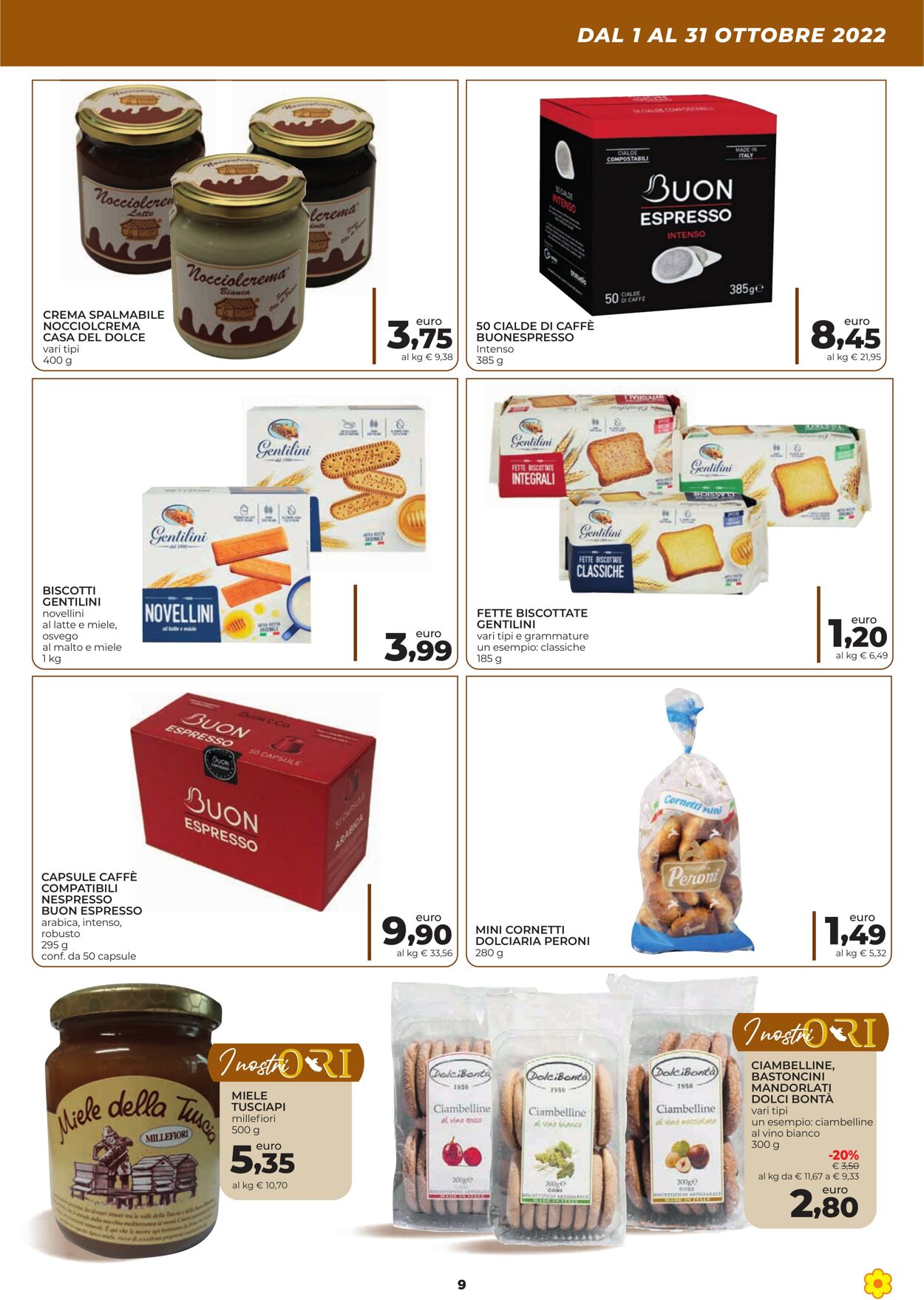 Volantino Conad 01.10.2022 - 31.10.2022