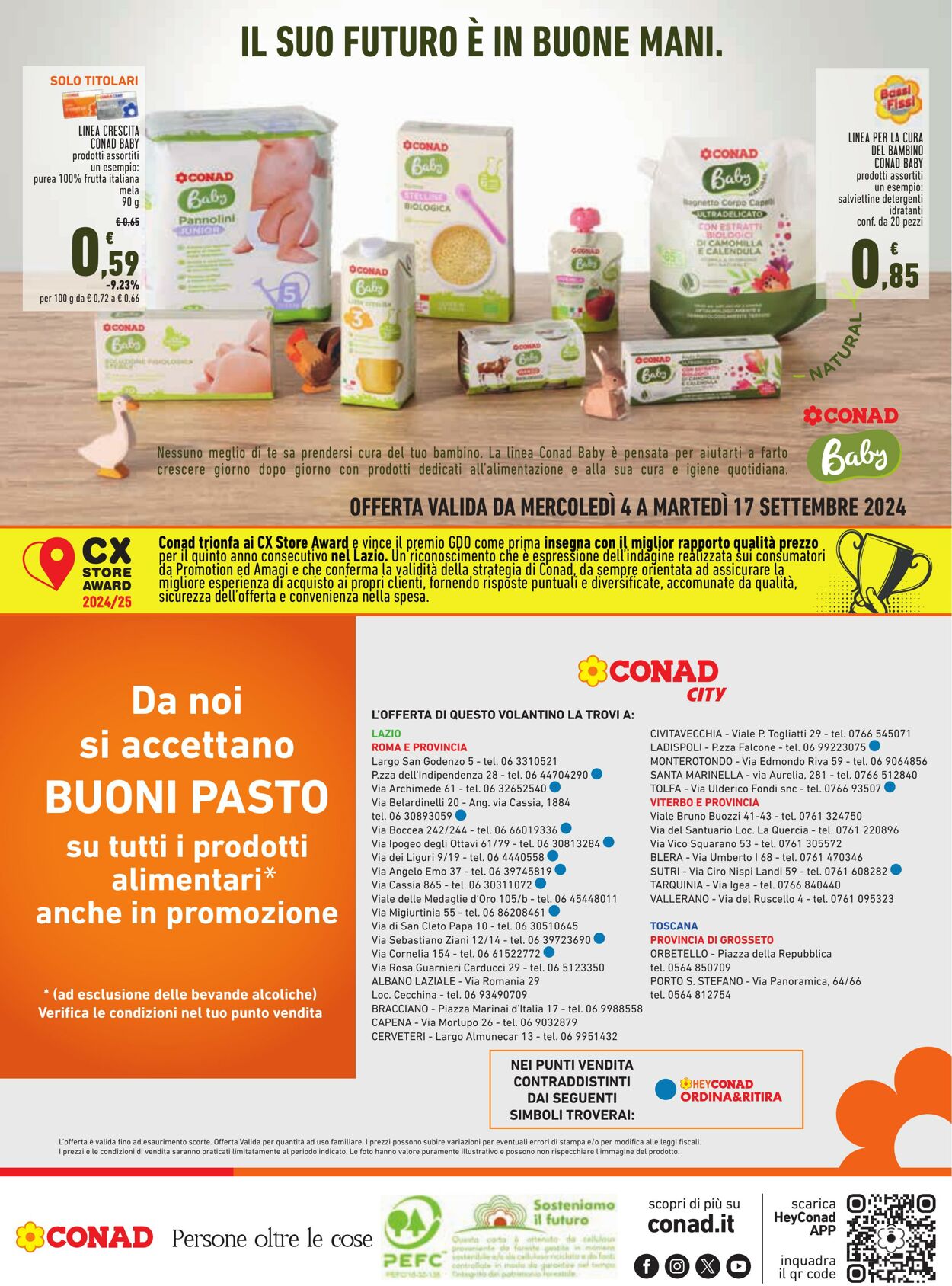 Volantino Conad 04.08.2024 - 17.09.2024