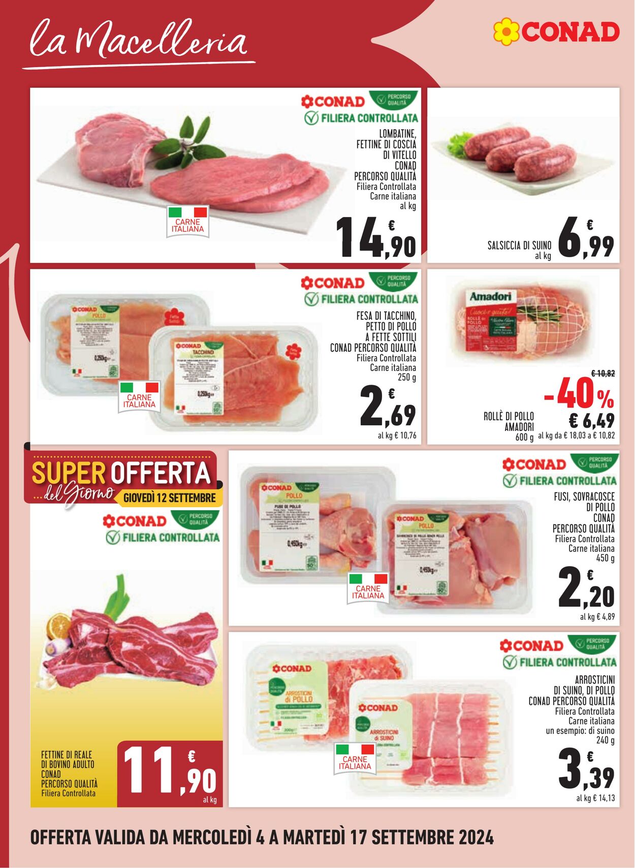 Volantino Conad 04.08.2024 - 17.09.2024