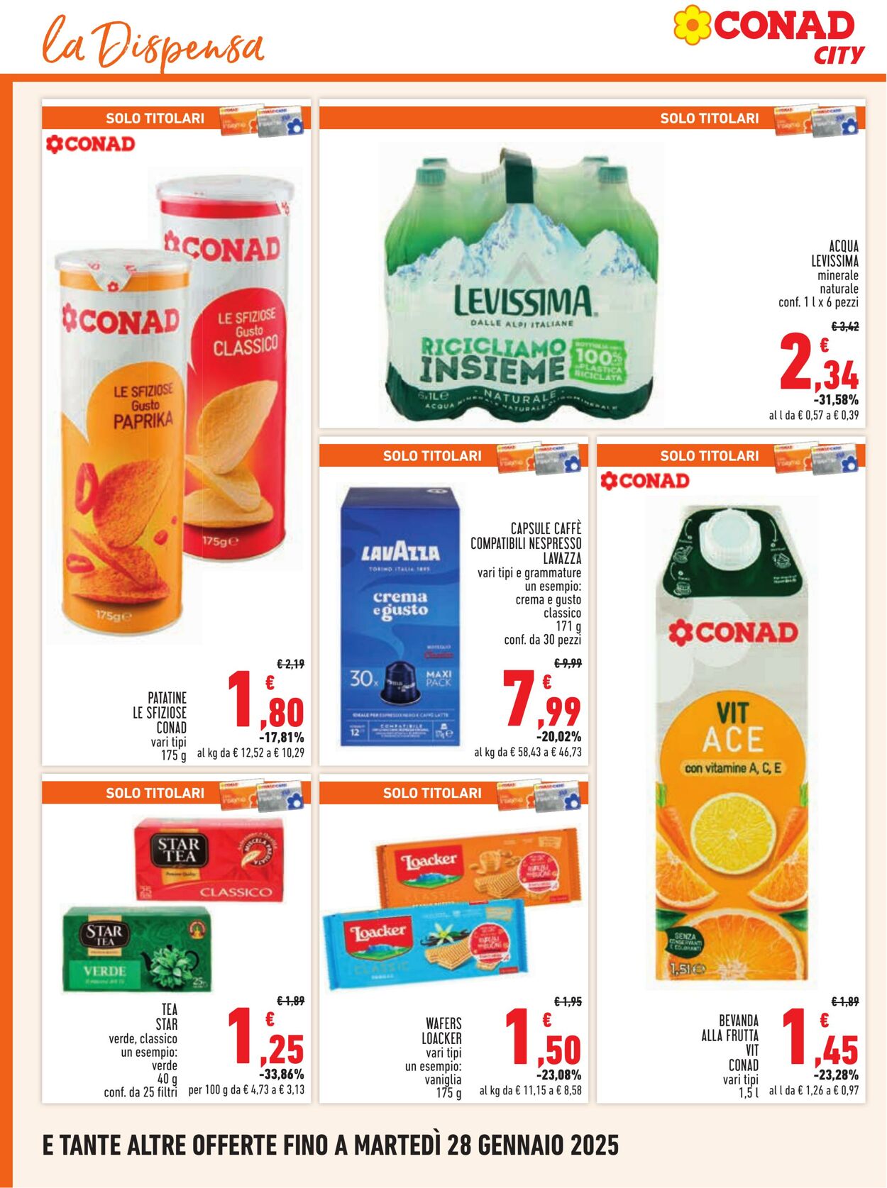 Volantino Conad 16.01.2025 - 28.01.2025