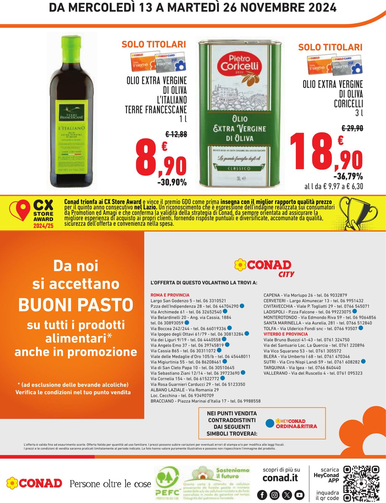 Volantino Conad 13.11.2024 - 26.11.2024