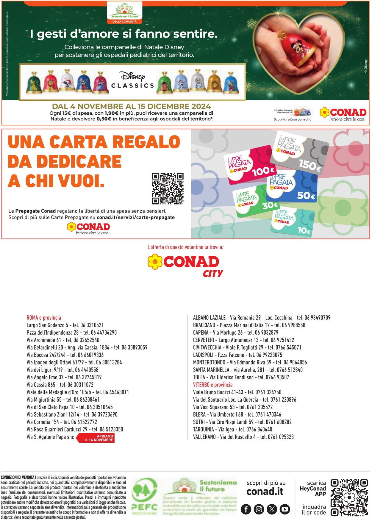 Volantino Conad 05.11.2024 - 24.12.2024