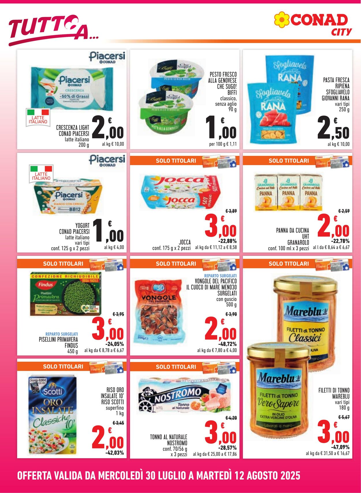Volantino Conad 07.08.2025 - 07.08.2025