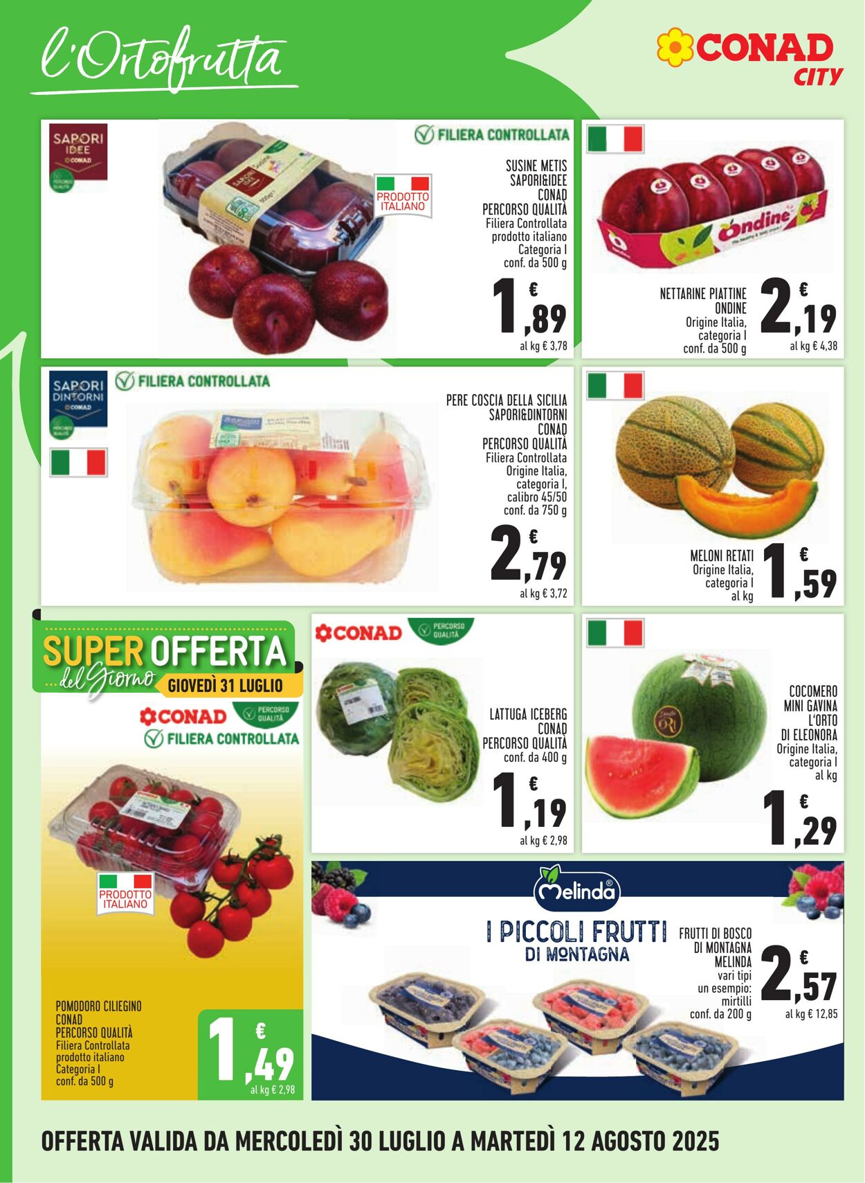 Volantino Conad 07.08.2025 - 07.08.2025