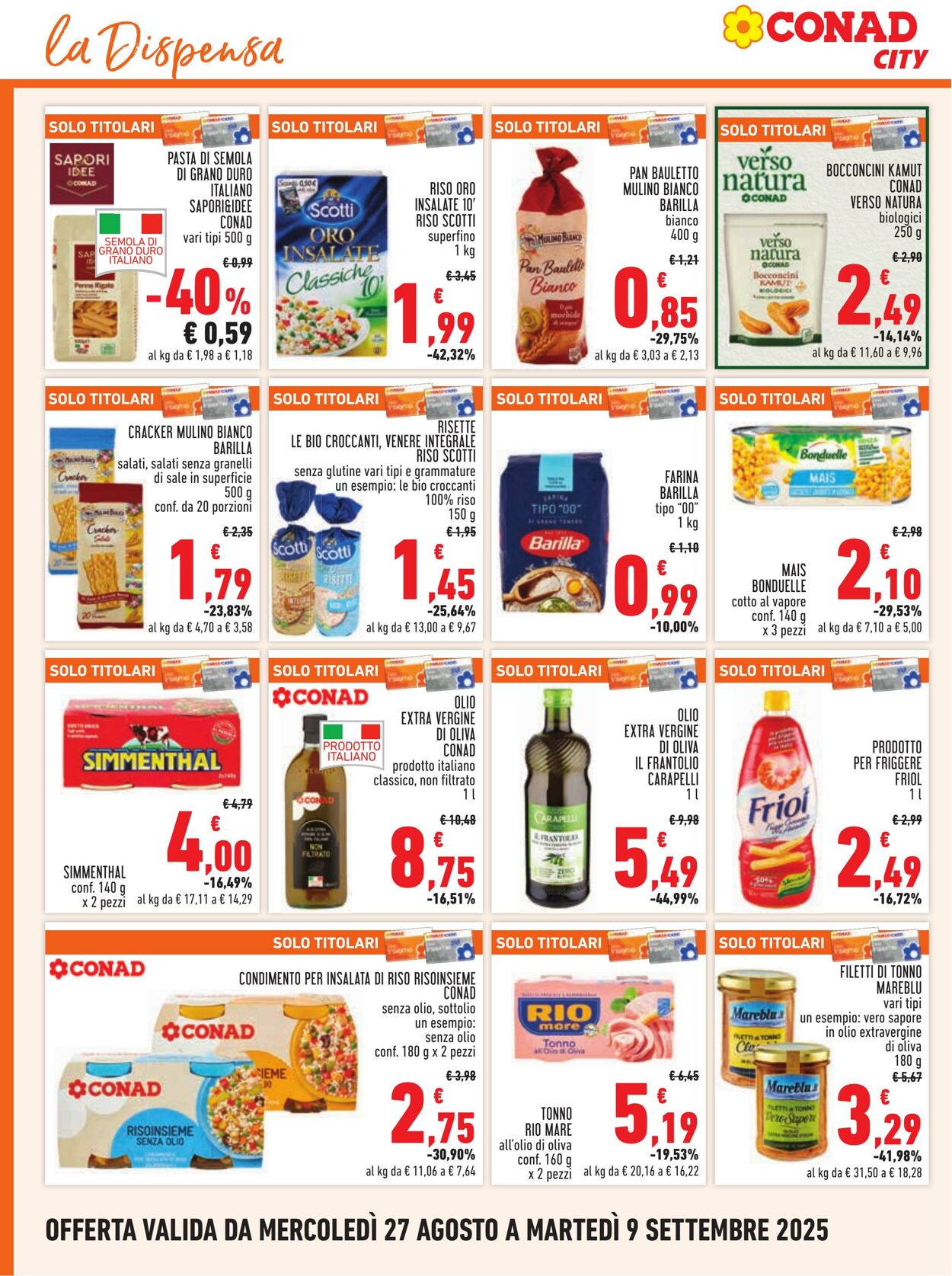 Volantino Conad 22.08.2025 - 22.08.2025