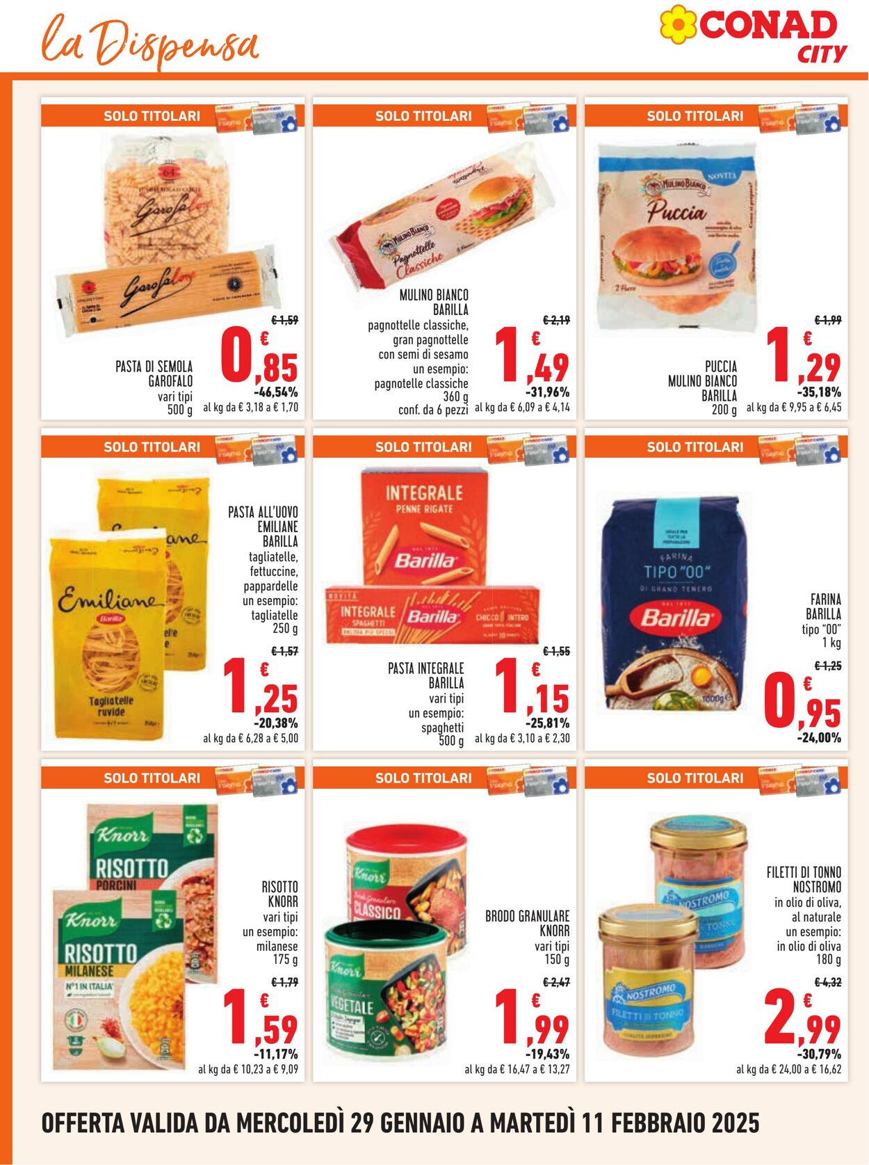 Volantino Conad 29.01.2025 - 11.02.2025