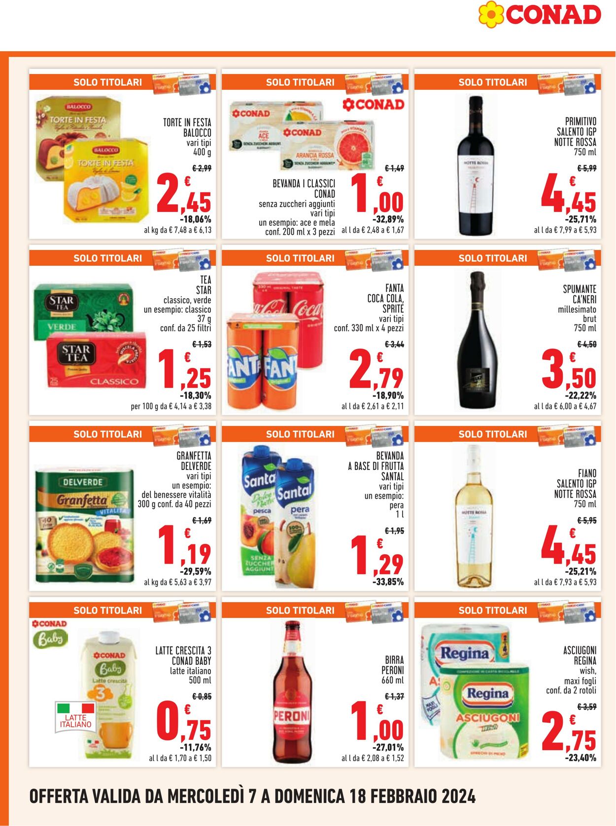 Volantino Conad 07.02.2024 - 18.02.2024