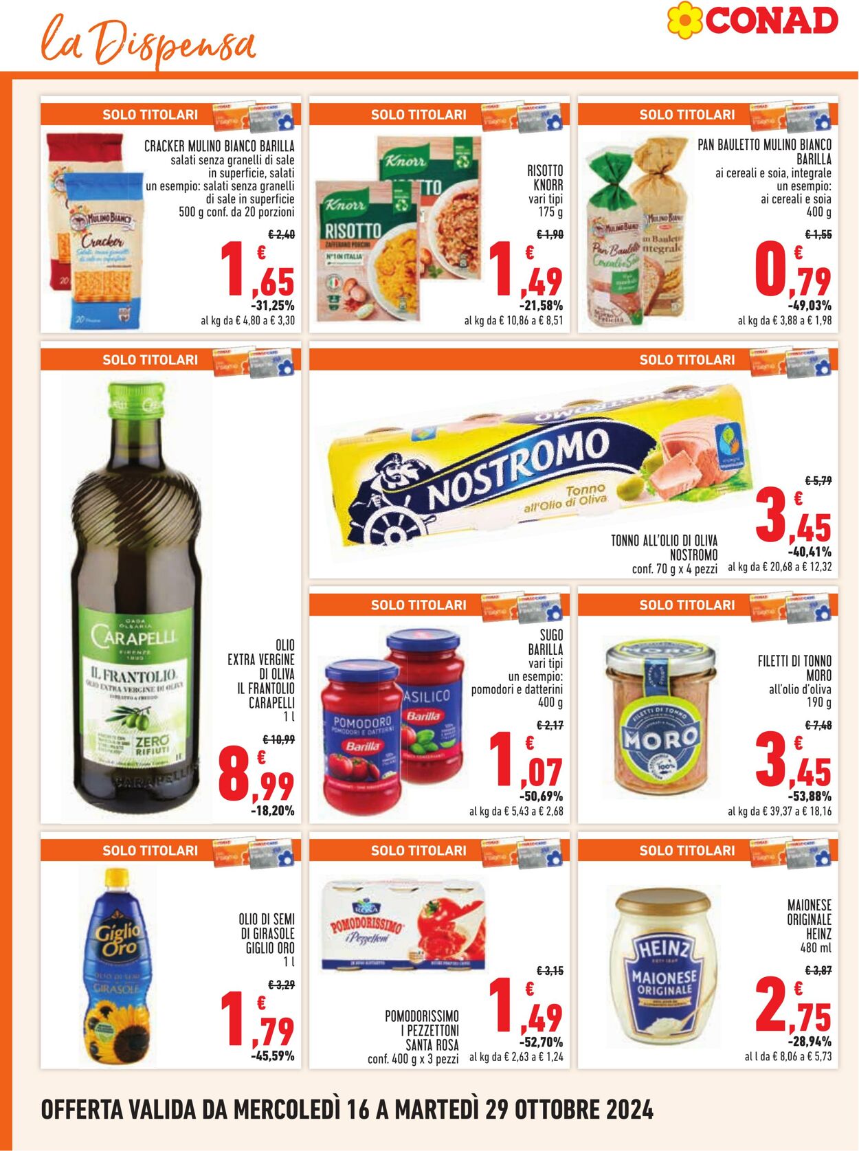 Volantino Conad 16.10.2024 - 29.10.2024