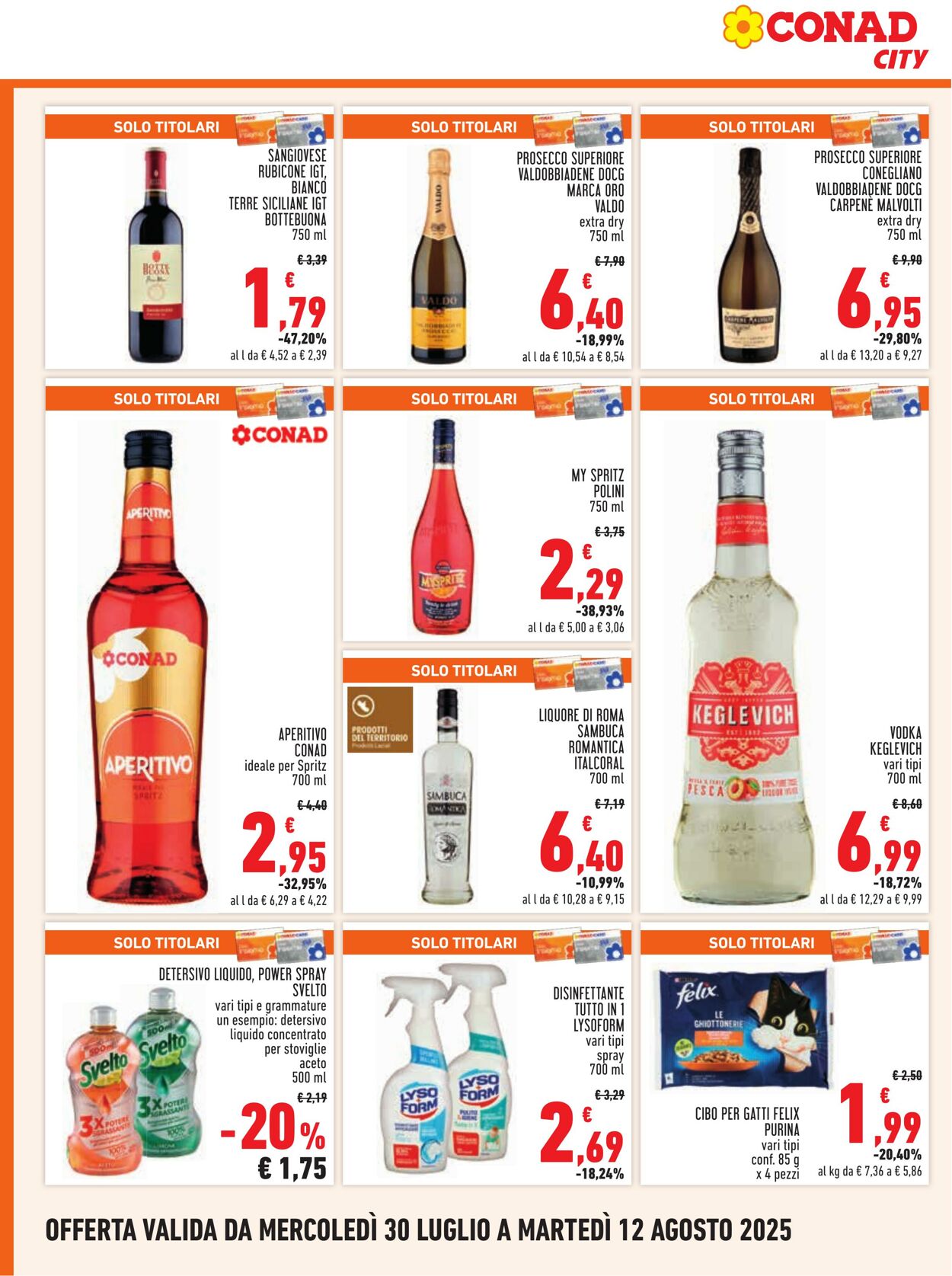 Volantino Conad 06.08.2025 - 06.08.2025