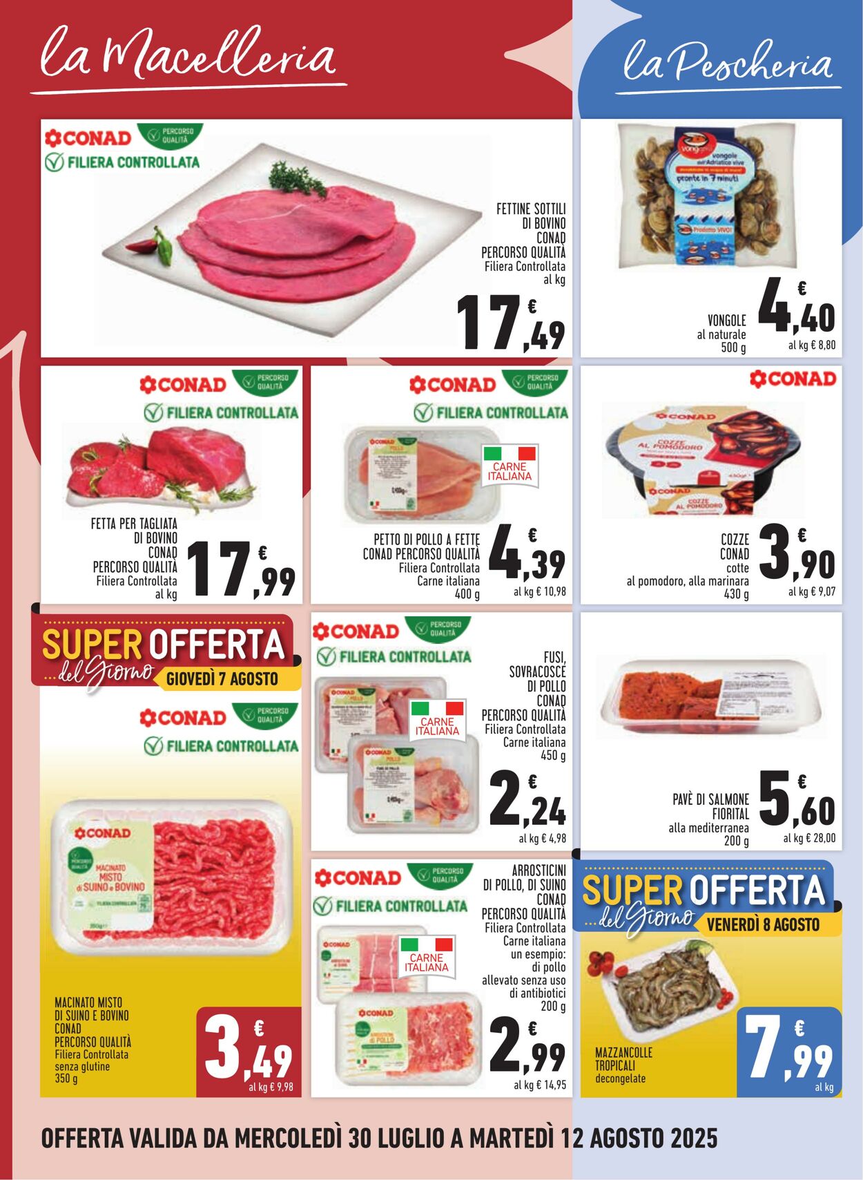 Volantino Conad 06.08.2025 - 06.08.2025