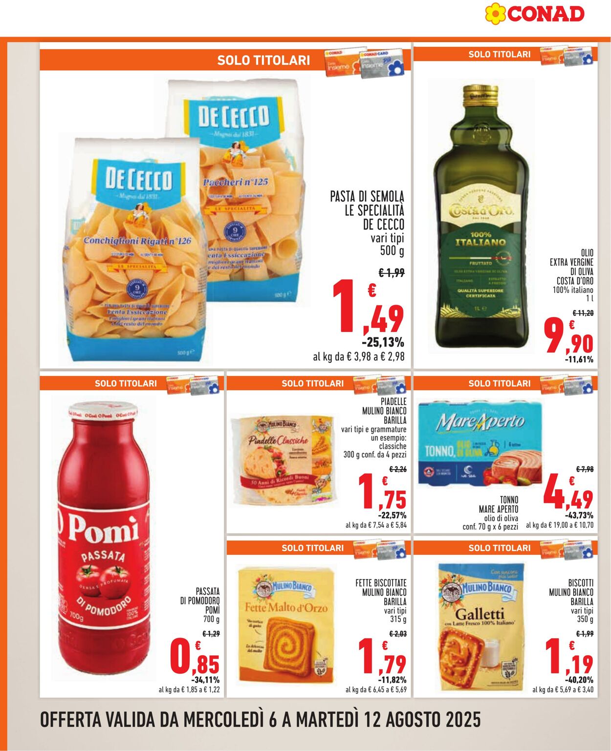 Volantino Conad 05.08.2025 - 05.08.2025