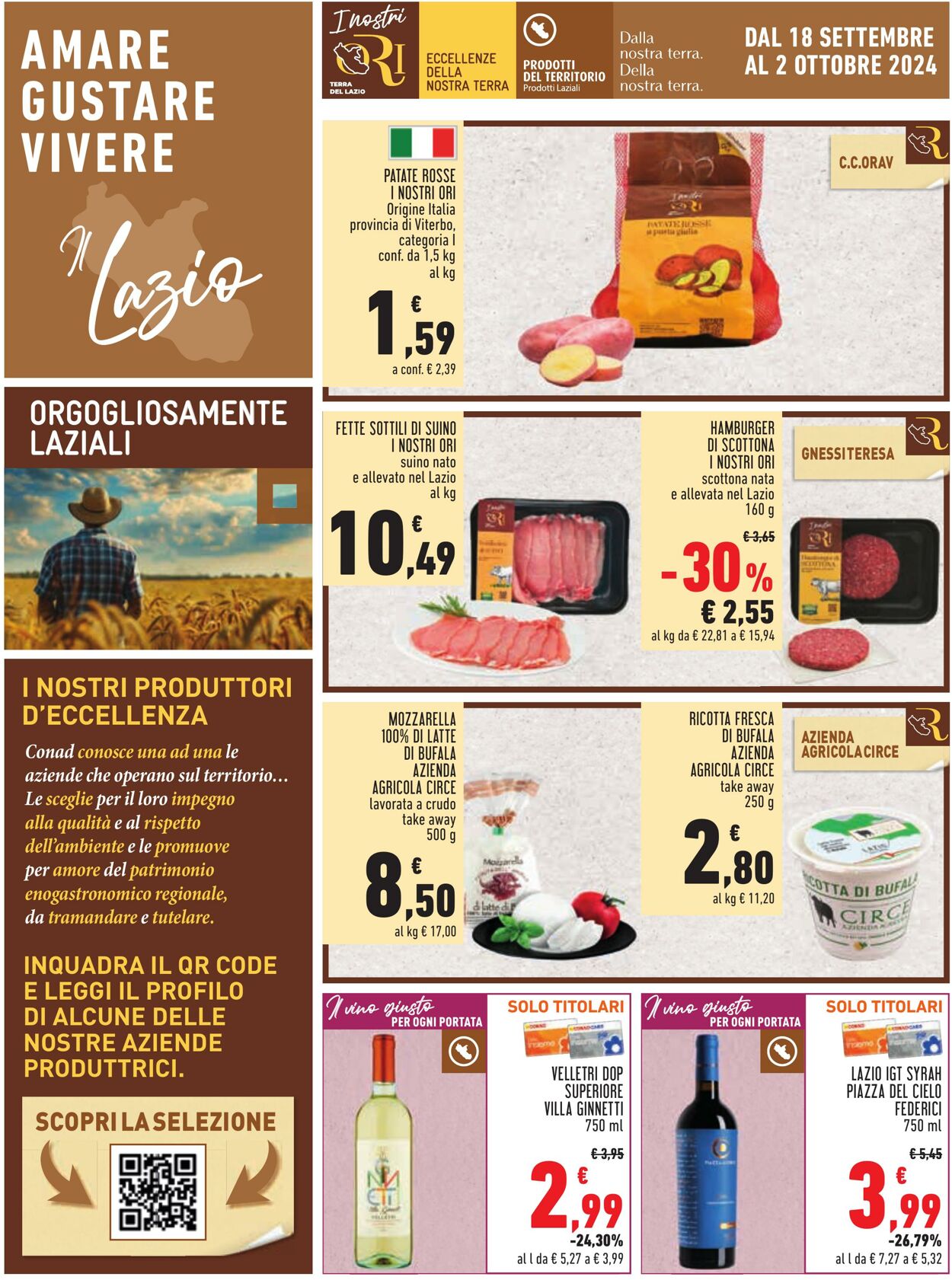 Volantino Conad 18.09.2024 - 02.10.2024